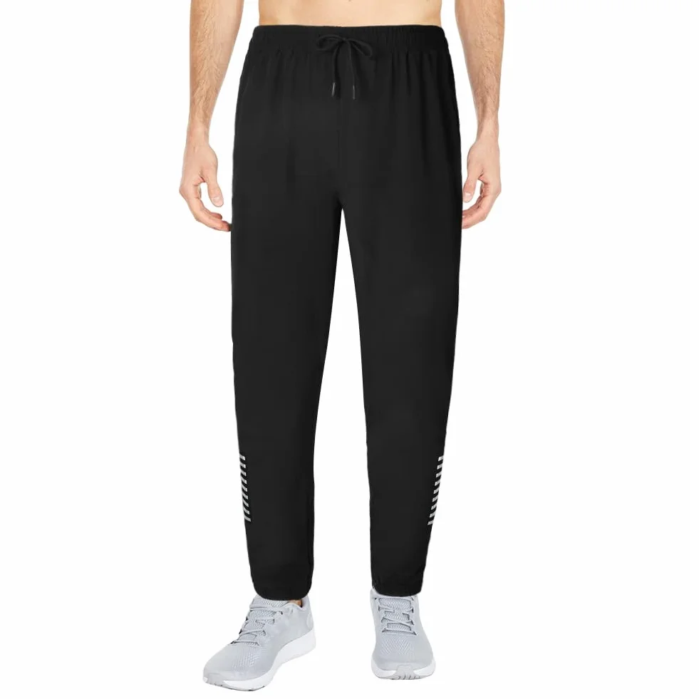 AUYAO Spodnie dresowe męskie Lightweigt spodnie do joggingu, długie męskie spodnie dresowe spodnie sportowe siłownia bieganie, przytulne, oddychające męskie joggery, suche dopasowanie, do biegania,