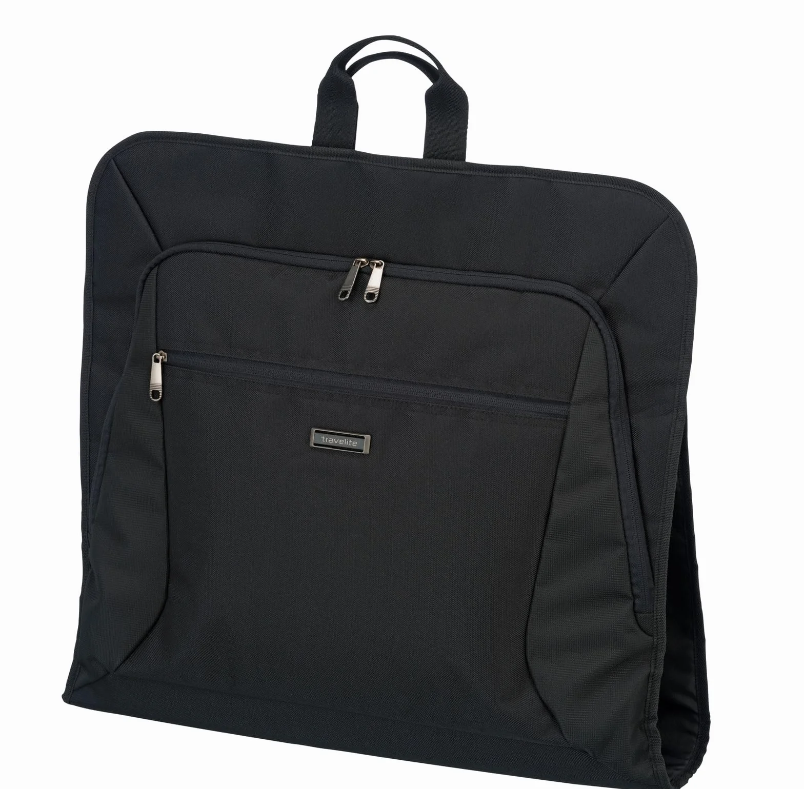 travelite Torba na ubrania na garnitury i koszule, seria bagażowa MOBILE: nie gniecie się, torba na garnitur, 001717-01, 107 cm, 15 litrów, czarna, czarny, 107 cm, bagaż podróżny