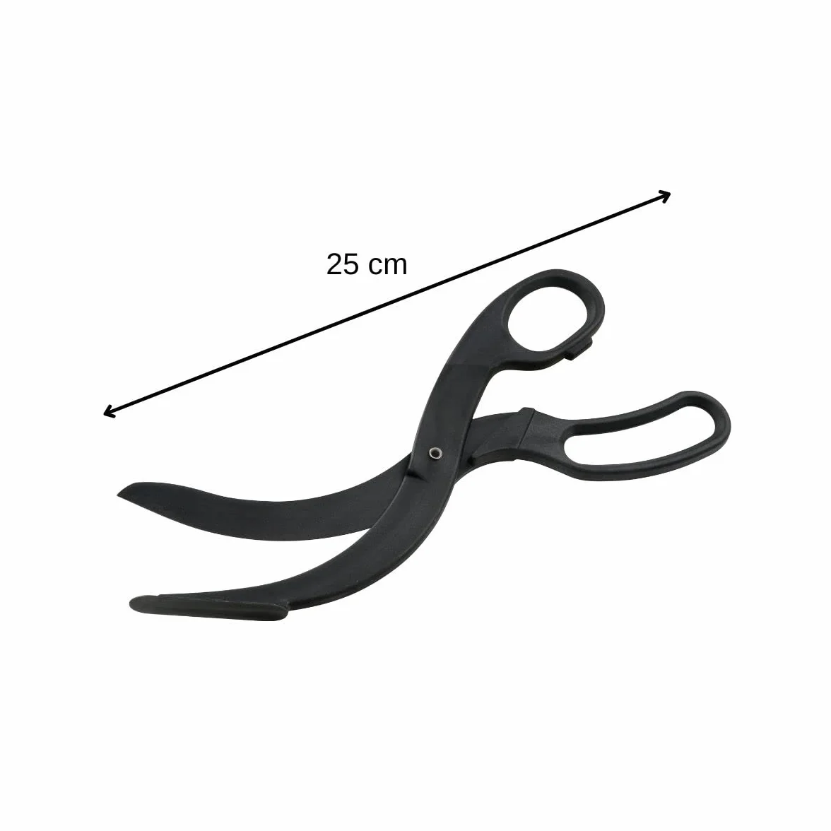 Fackelmann Nożyce do Pizzy, Czarny, 25 x 7.5 x 1 cm