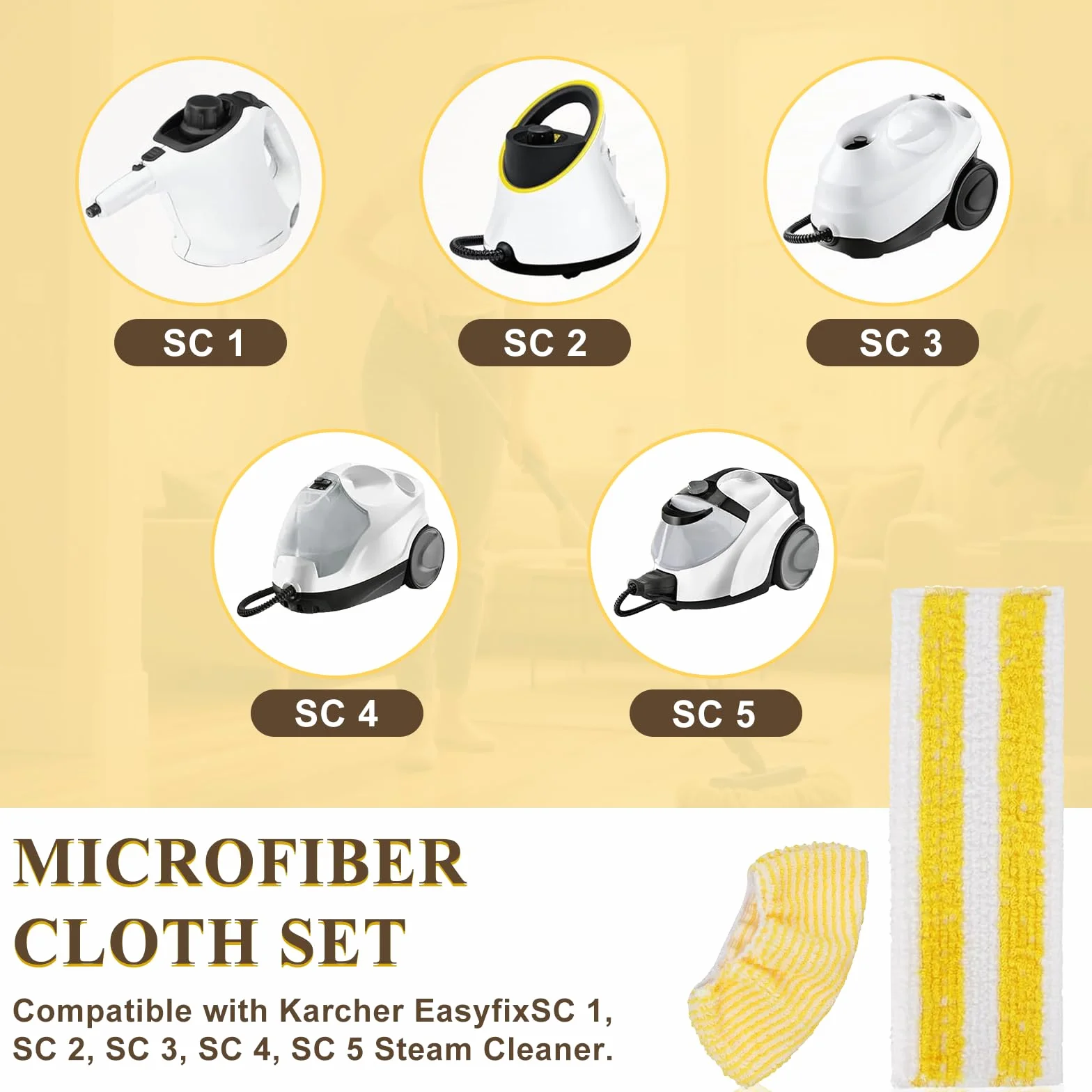 Akcesoria do parownic Kärcher EasyFix SC1 SC2 SC3 SC4 SC5 6 sztuk