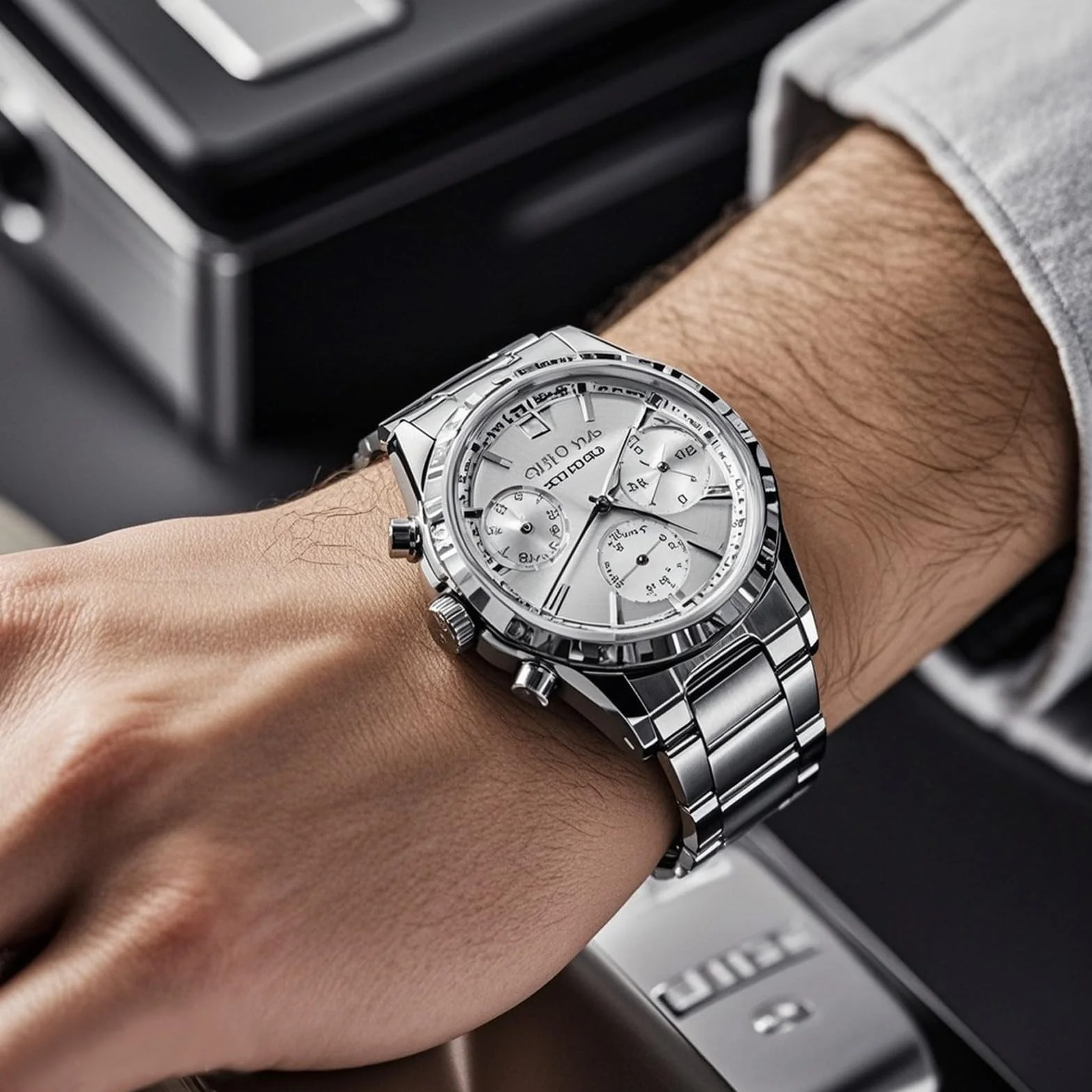 Pasek do zegarka ze stali nierdzewnej 20 mm z podwójnym składanym zapięciem, zapasowy pasek dla mężczyzn i kobiet, kompatybilny z tradycyjnymi i smartwatchami, w zestawie narzędzie do regulacji
