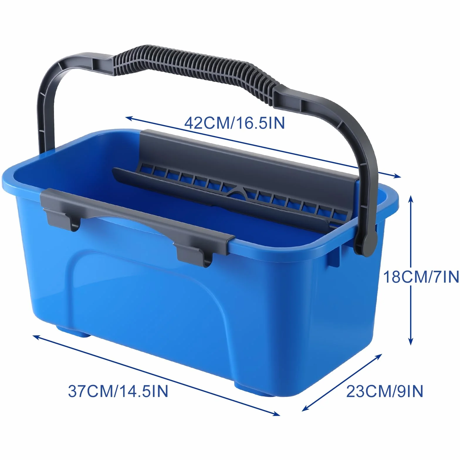 Mitclear Profesjonalny Zestaw do Czyszczenia Okien – Wiadro 12L, Ściągaczka Silikonowa 35cm, Ściągaczka z Mikrofibry i Ściereczka do Szyb, Uniwersalny do Użycia Domowego i Komercyjnego