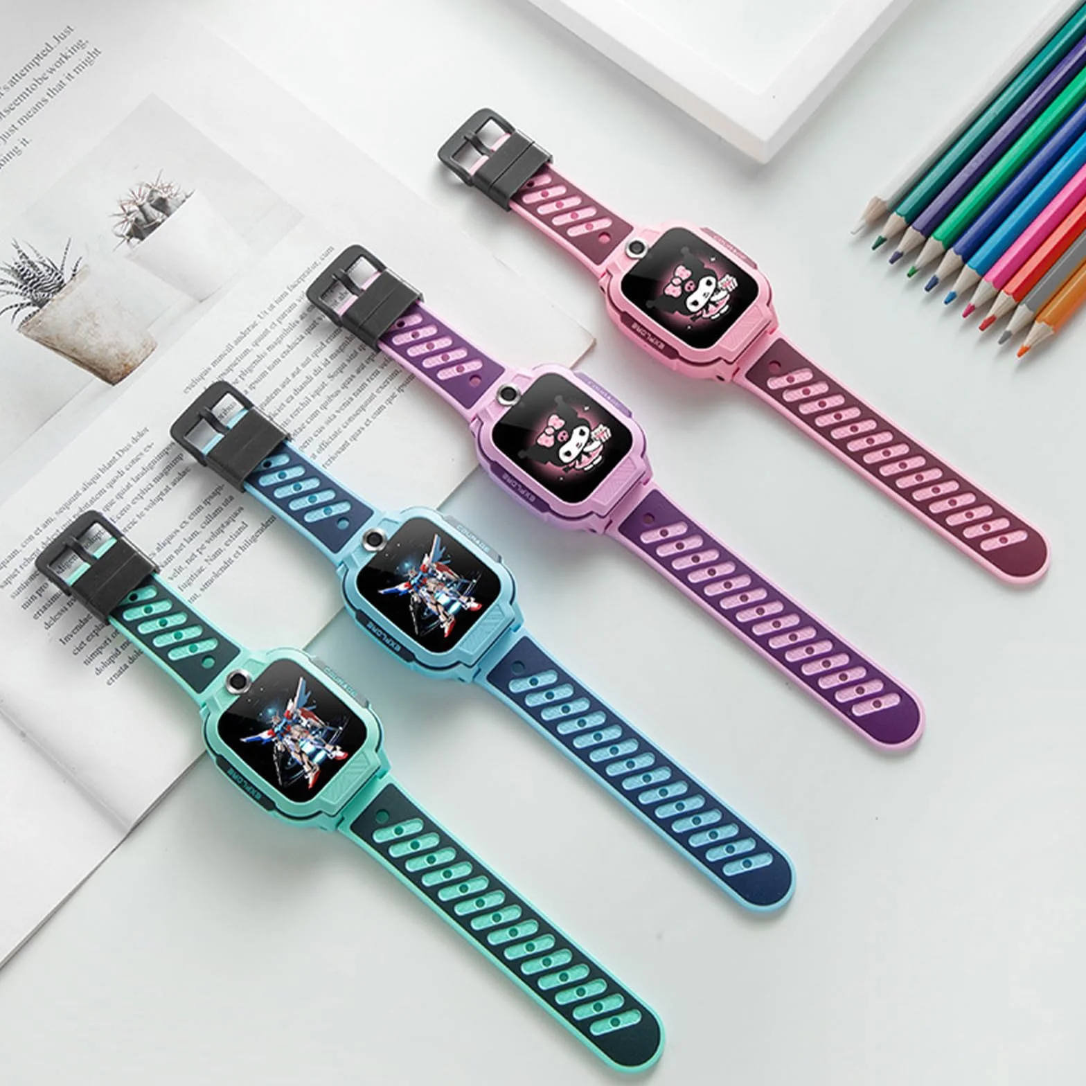 Bransoletka dla dzieci, kompatybilna z Imoo Watch Phone Z7/Z6, dla dziewcząt i chłopców, miękki silikon, wodoszczelna, zapasowy pasek do zegarka Imoo Z1 (bransoletka)