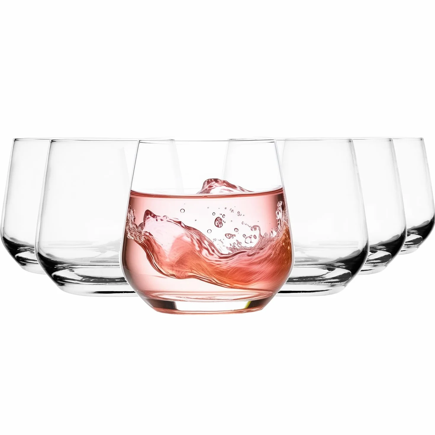 Glasmark Krosno Zestaw Szklanek 0,31 Litra Szklanki Do Whisky Napojów Szklanki Do Koktajli Drinków Szklanki Do Picia Szklanki do Wody Szklanki Do Soków 6 x 310 ML