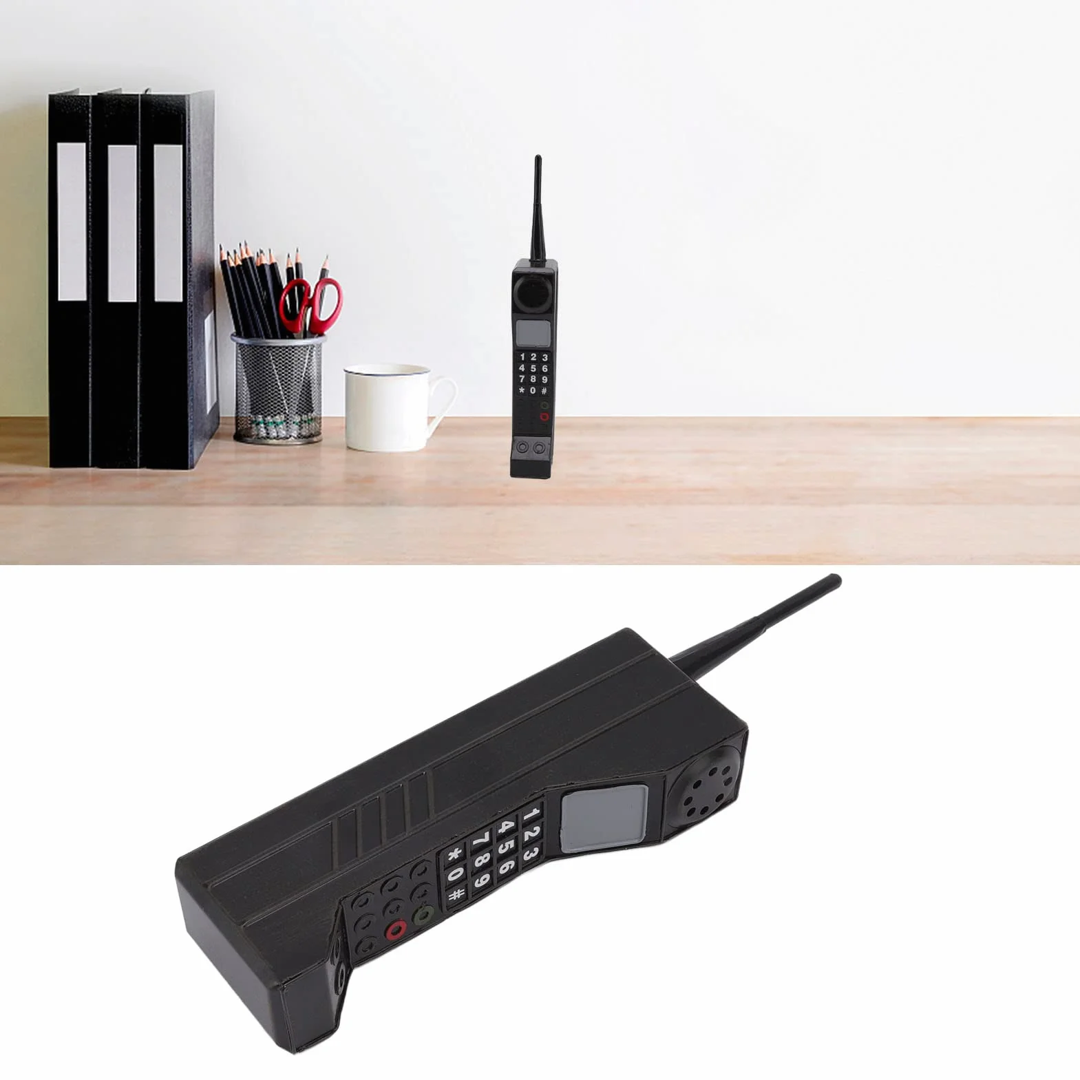 Stary Telefon Komórkowy Stare Telefony Komórkowe z Lat 90 (Czarny)