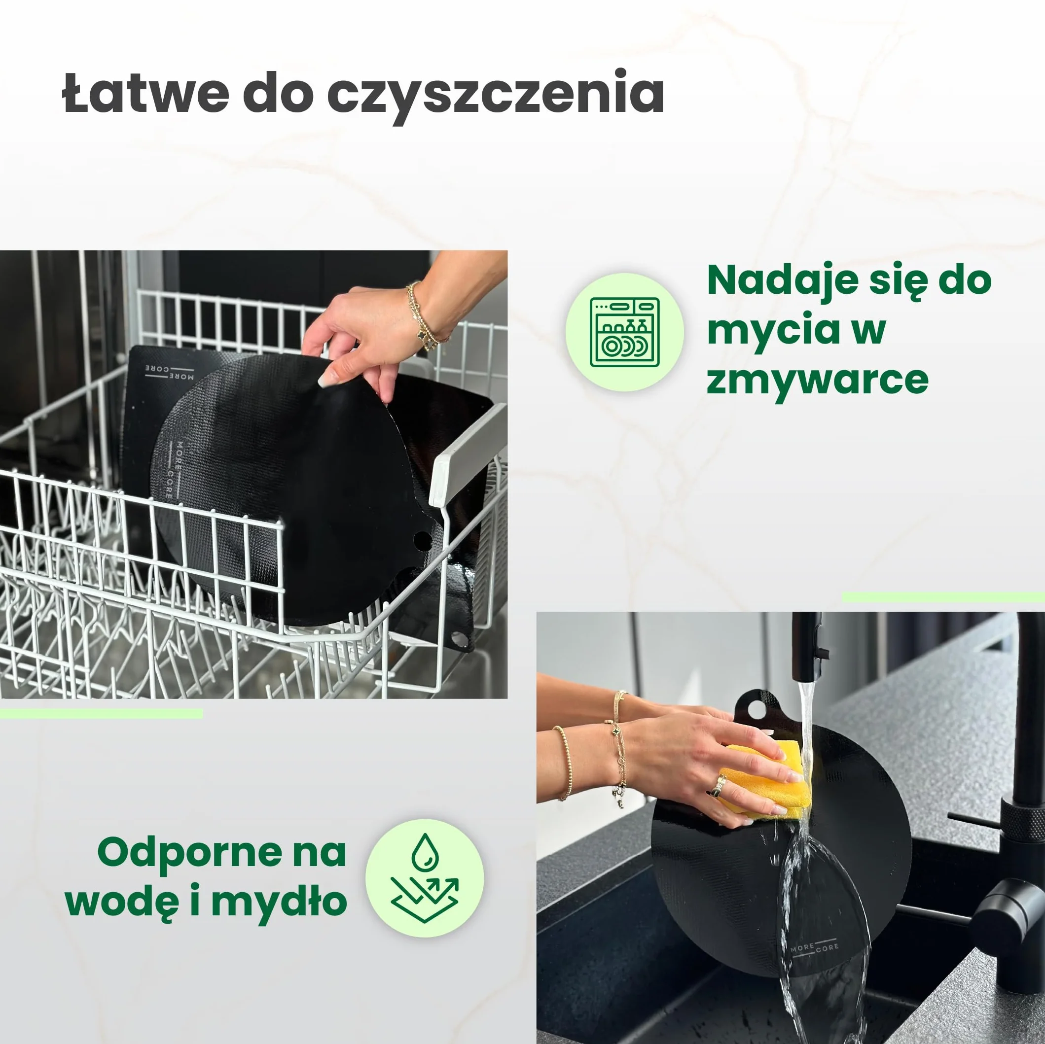 MoreCore Mata ochronna na kuchenkę | mata ochronna na kuchenkę | mata indukcyjna | osłona płyty grzewczej | mata chroniąca przed wysoką temperaturą | 4 sztuki 22 cm