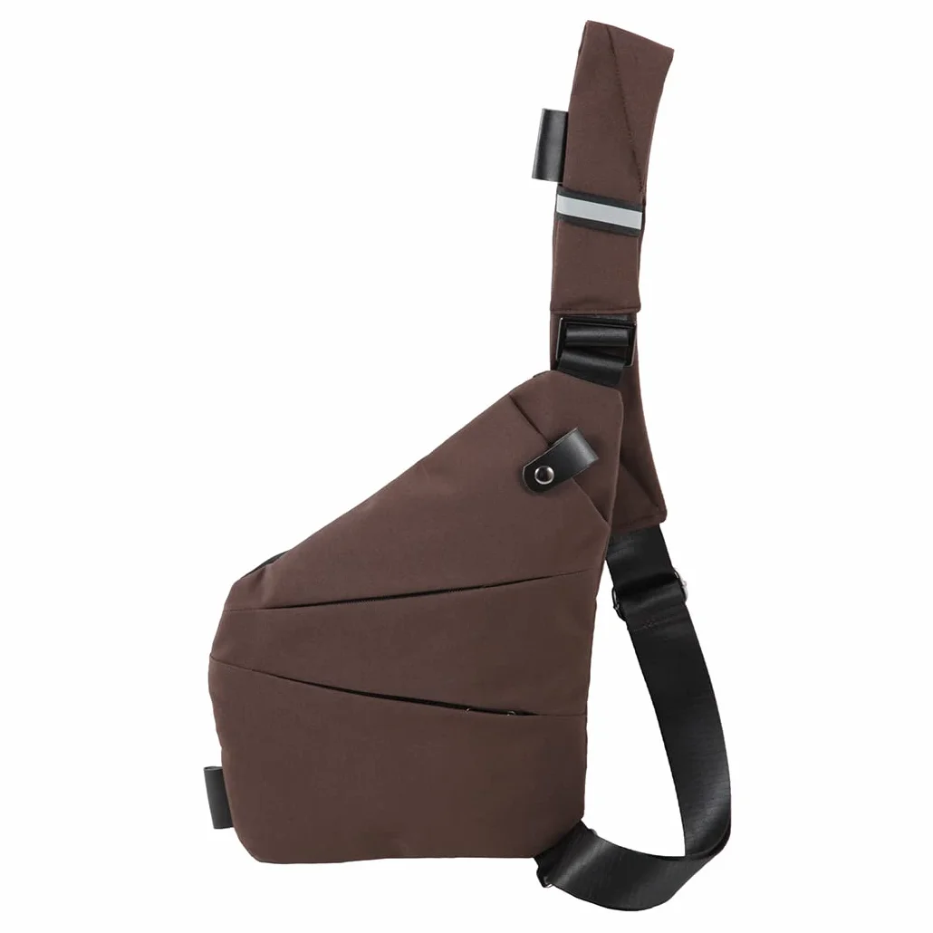 Torba crossbody unisex antykradzieżowa szarfa