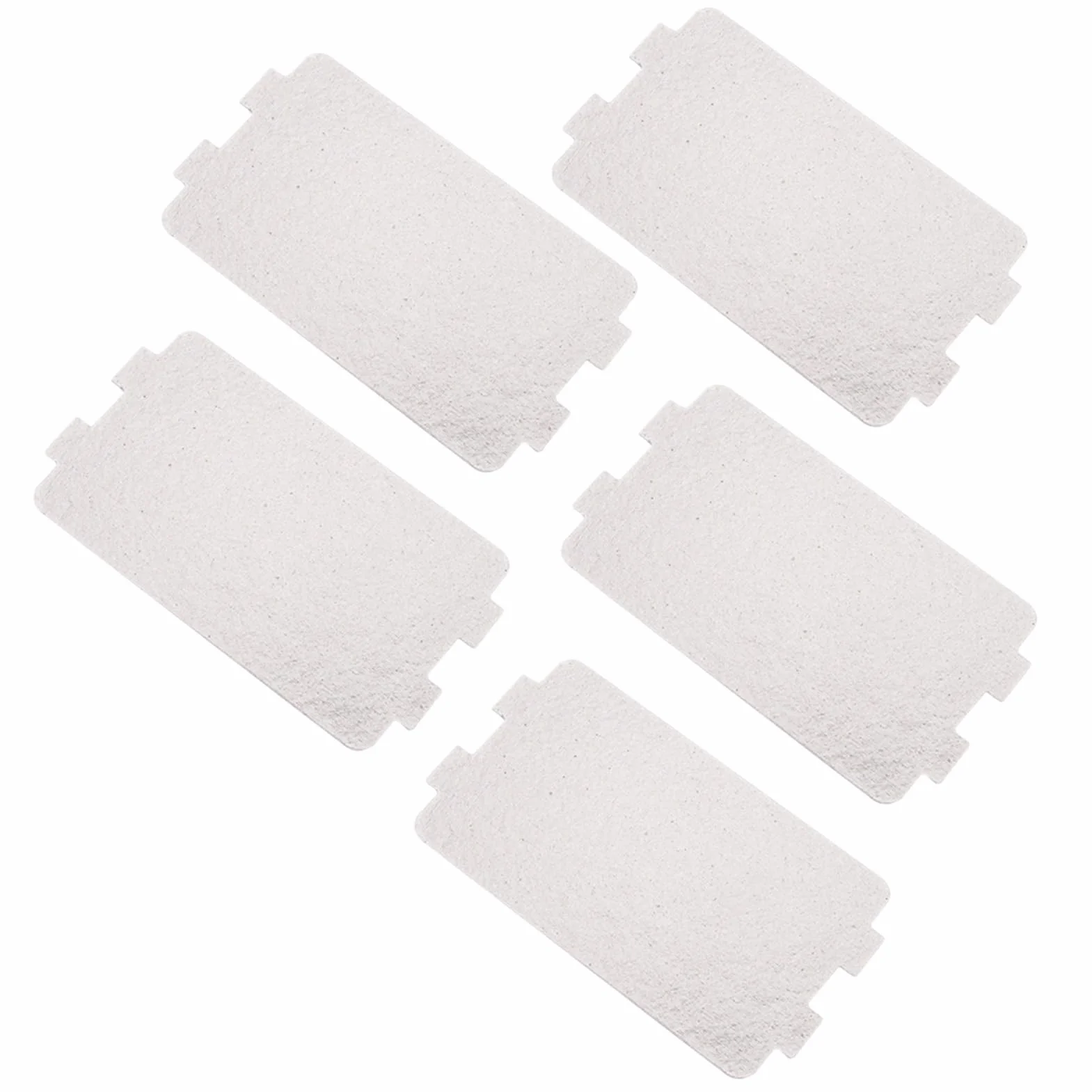 Płyty Mikrofalowe 116x64mm 5 Sztuk Blachy Mikrofalowej Srebrnej Miki do Kuchenki