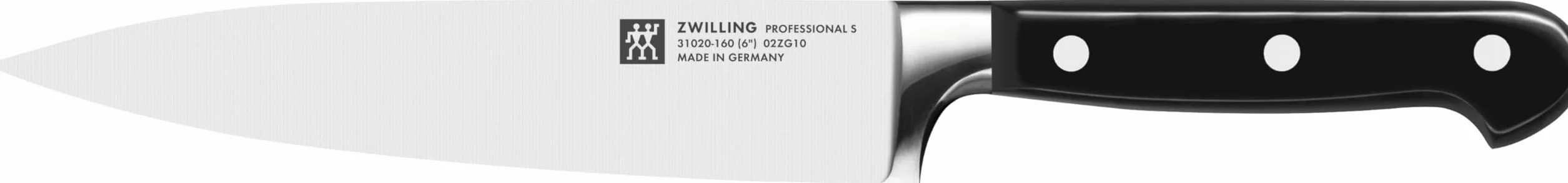 ZWILLING Professional S Messer-Set 3-tlg., Kochmesser, Fleischmesser, Spickmesser, Rostfreier Spezialstahl