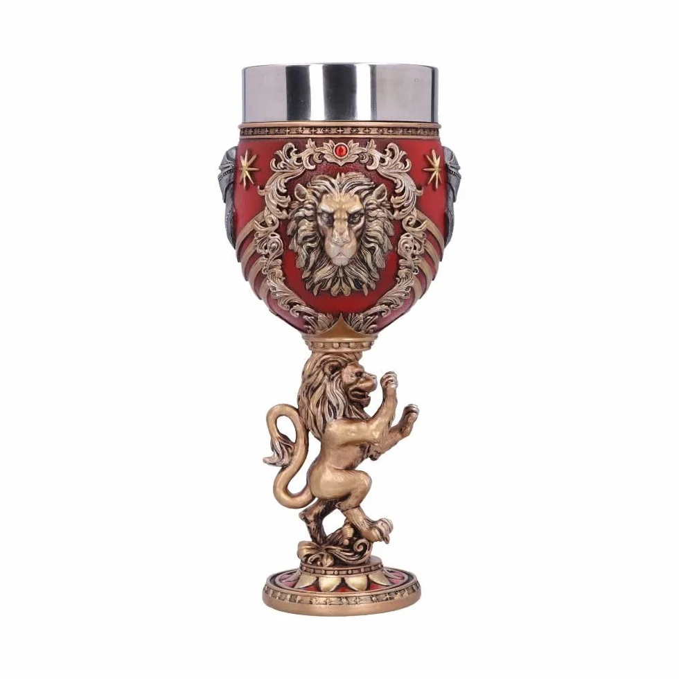 Nemesis Now Harry Potter Gryffindor Hogwart House Kielich, Material, Czerwony/Złoty, 200 ml