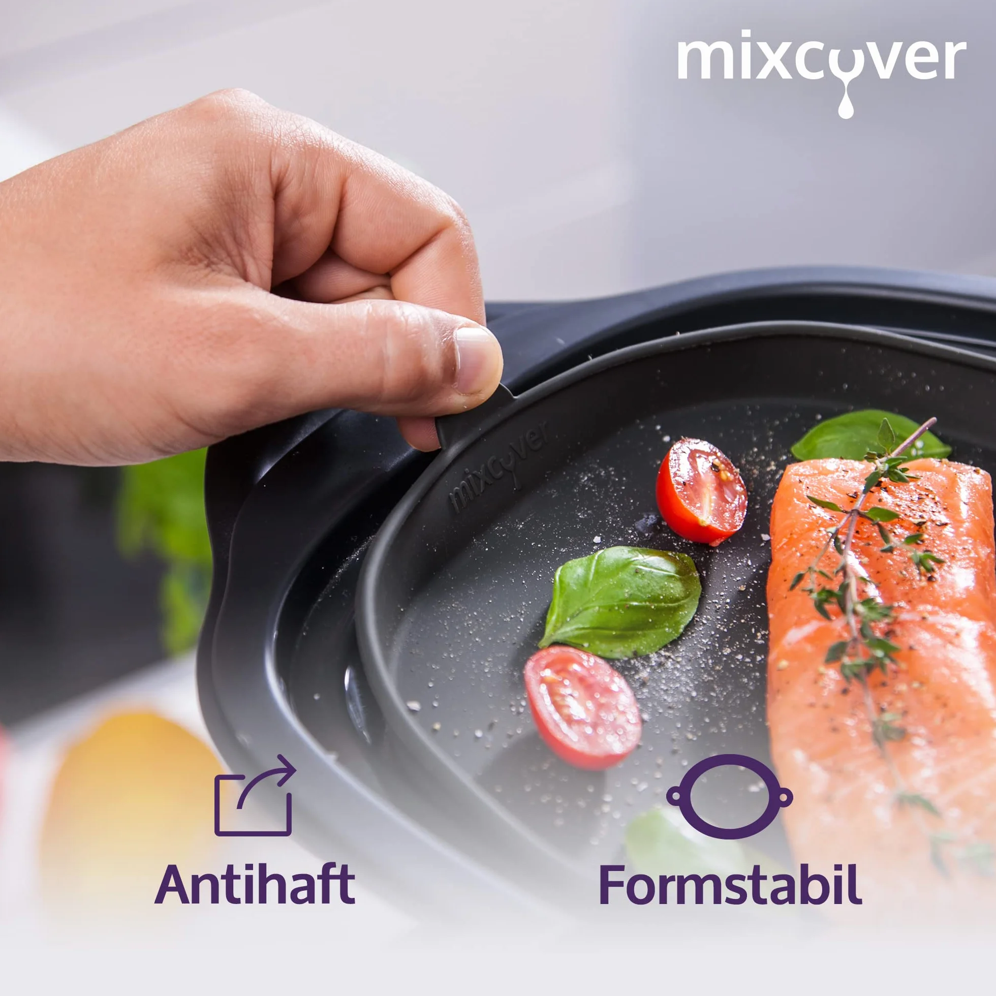 Mixcover silikonowa forma do gotowania na parze do Monsieur Cuisine Varoma