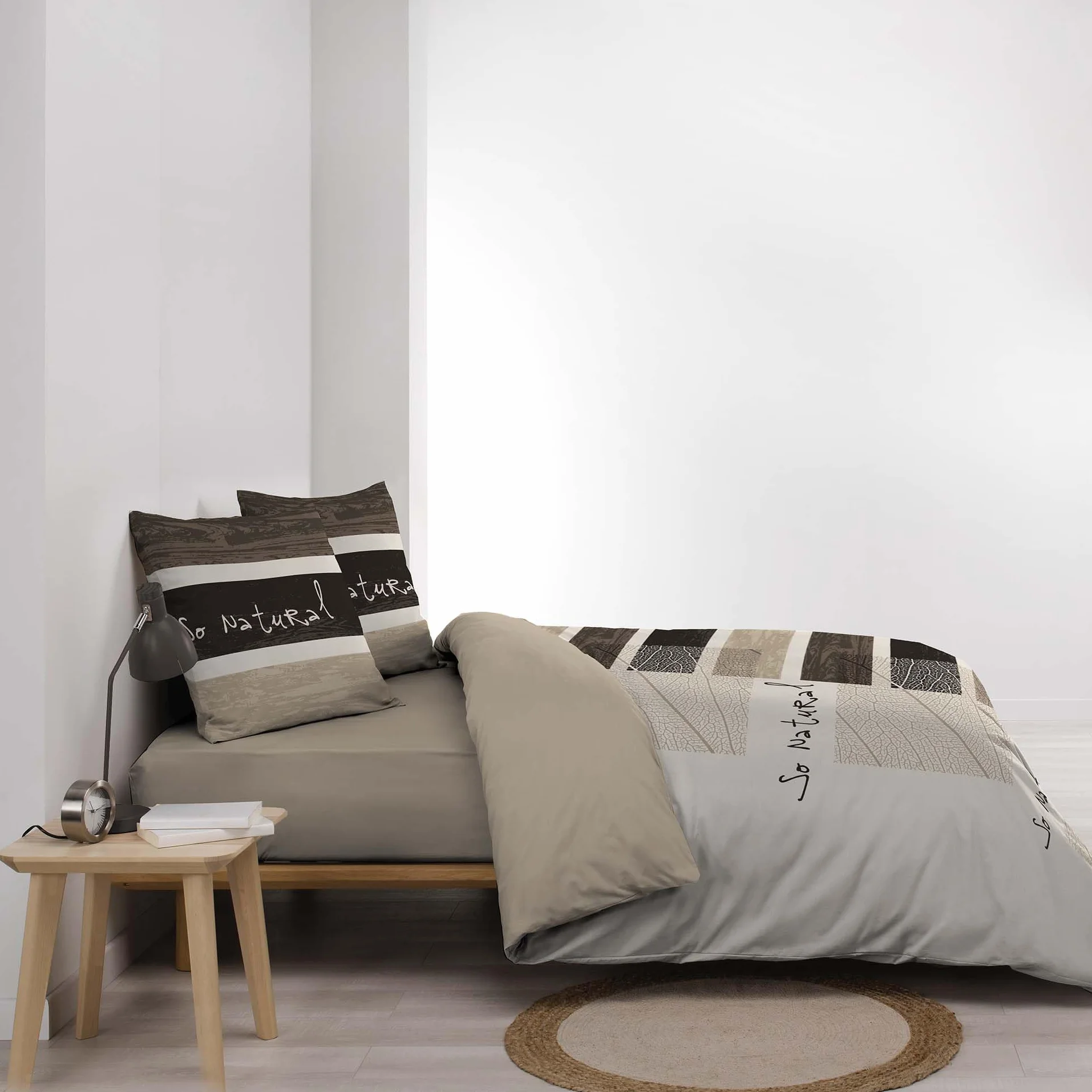 douceur d'intérieur, 3-częściowy zestaw (260 x 240 cm) So Natural, 100% bawełna