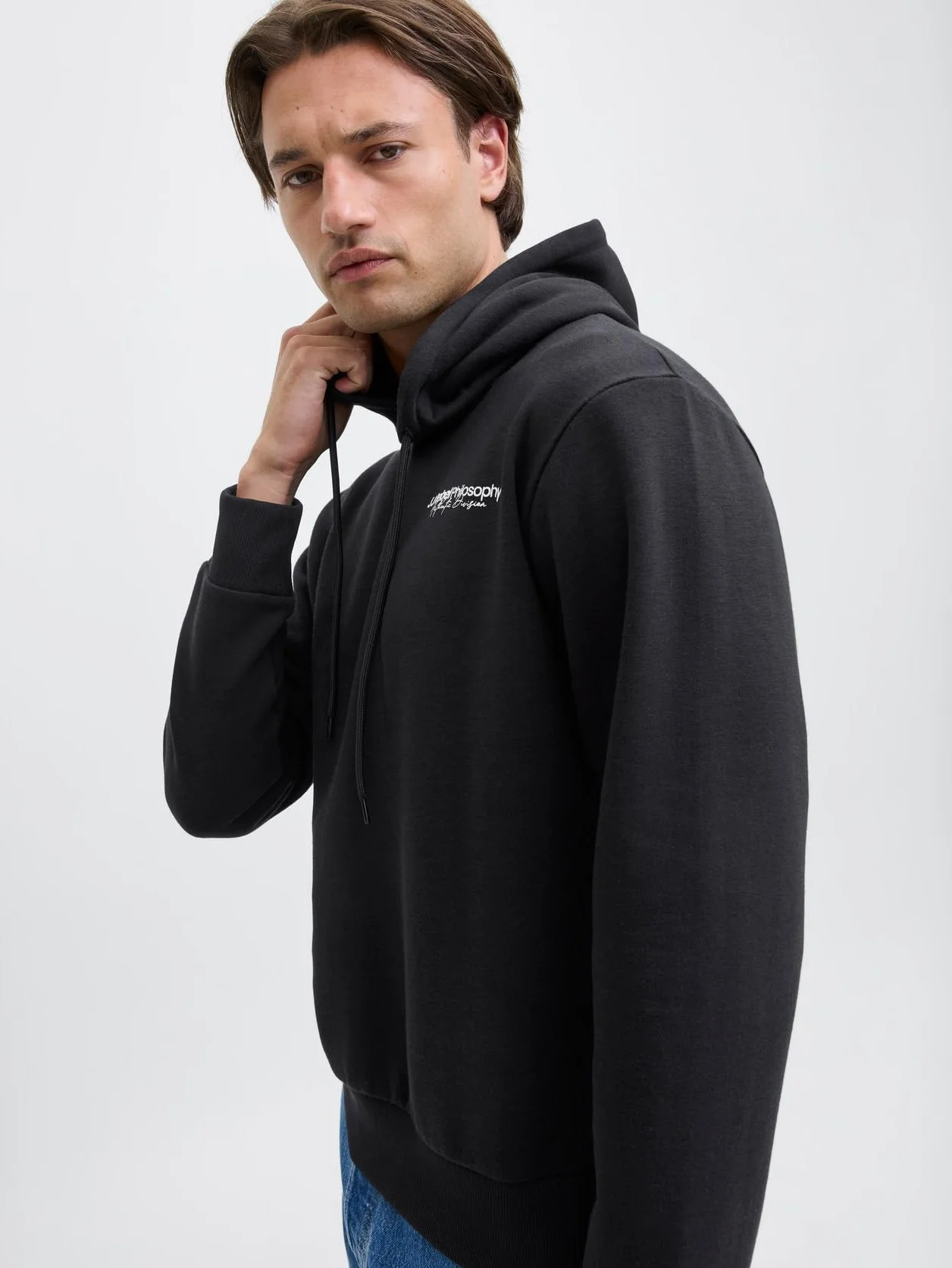 JJ rebel Jrebzack bluza męska z kapturem, czarny, S