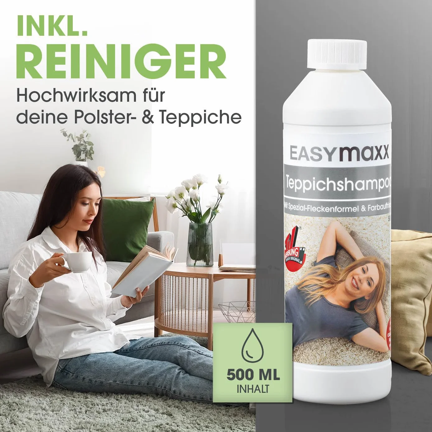 CLEANmaxx Pro środek do czyszczenia dywanów i twardych podłóg