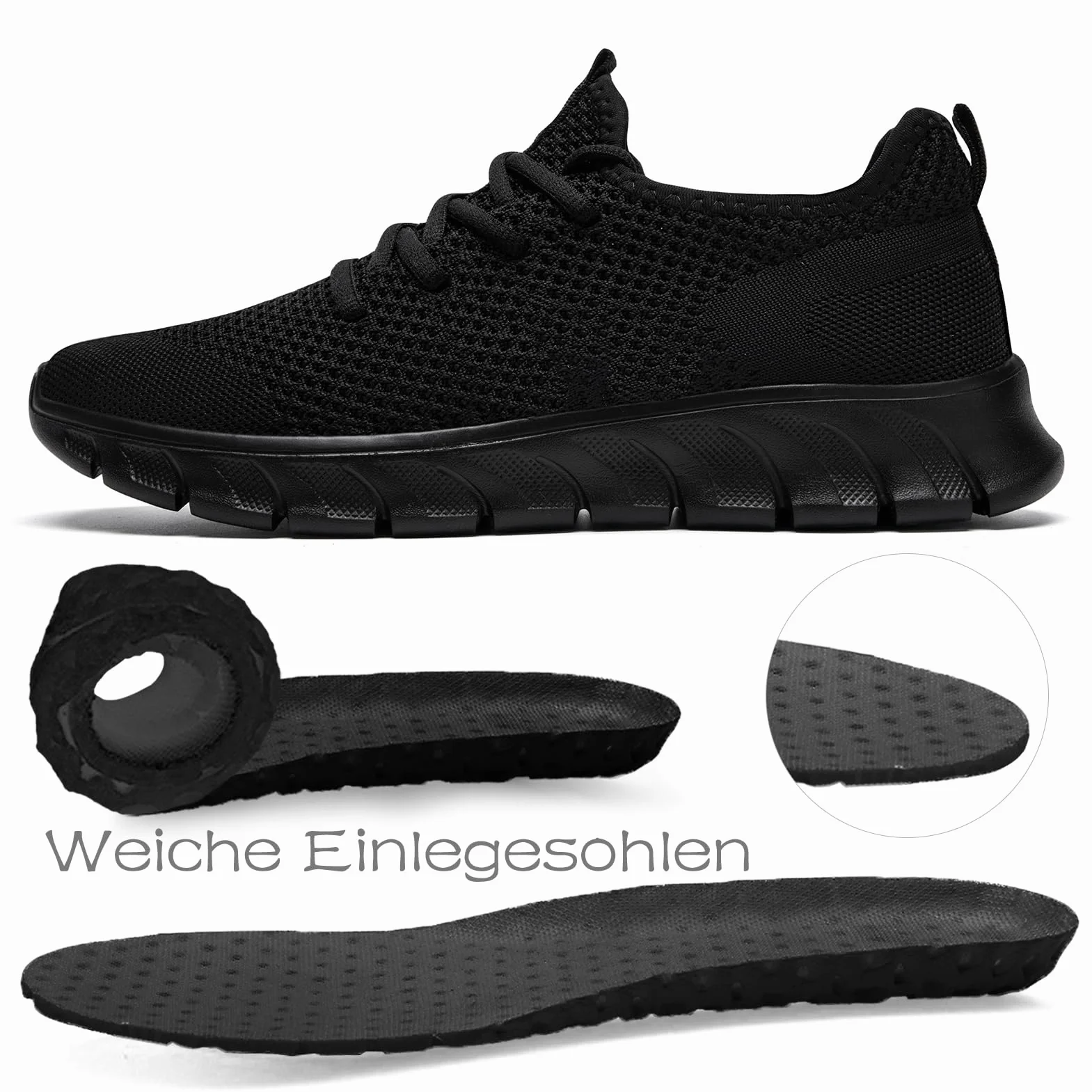 Damyuan Damskie buty typu sneaker, buty sportowe, buty do biegania, buty tenisowe, buty do fitnessu, wsuwane buty do chodzenia