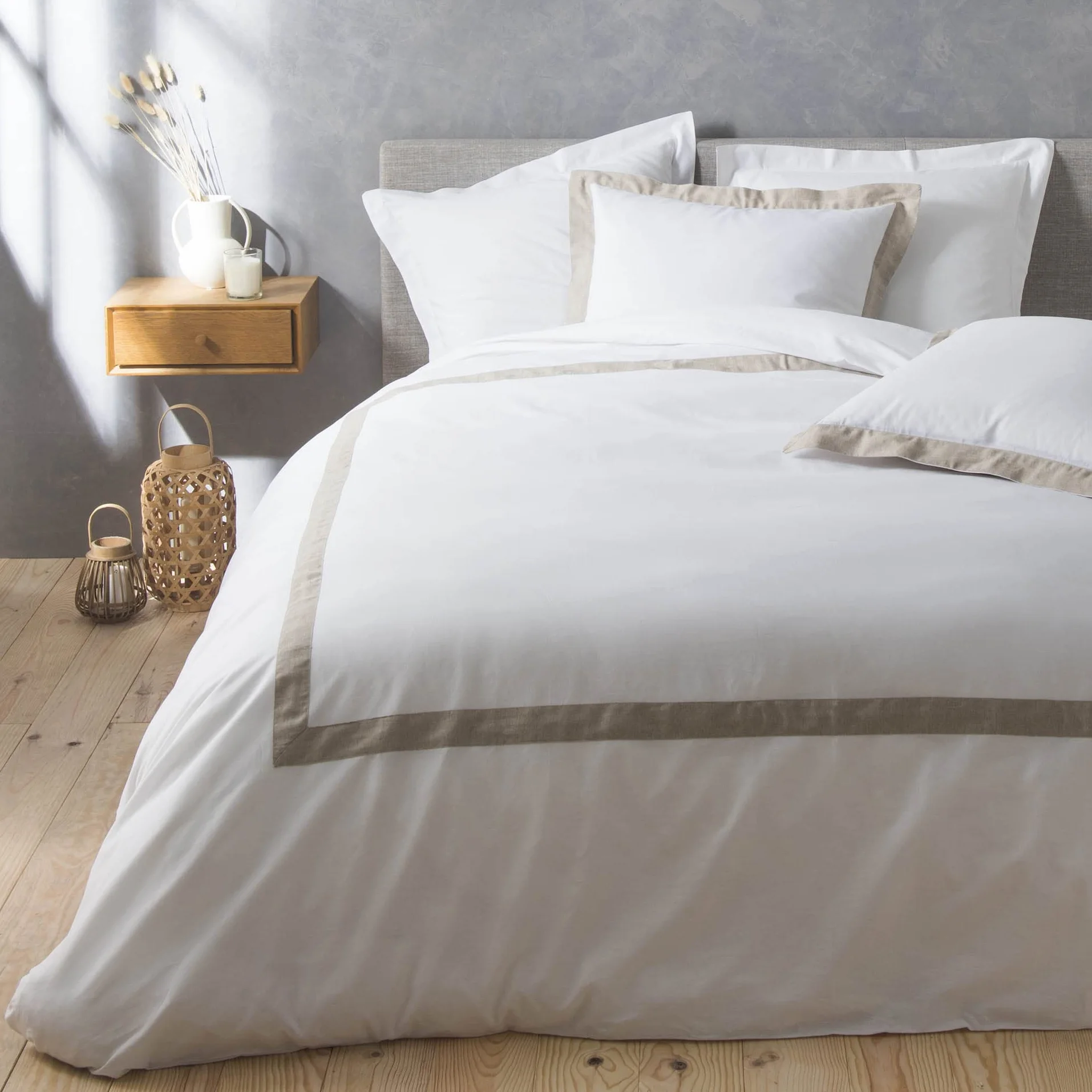 Douceur d'Wnętrze Zestaw 3 sztuk (260 x 240 cm) Lauraline, 100% Bawełna