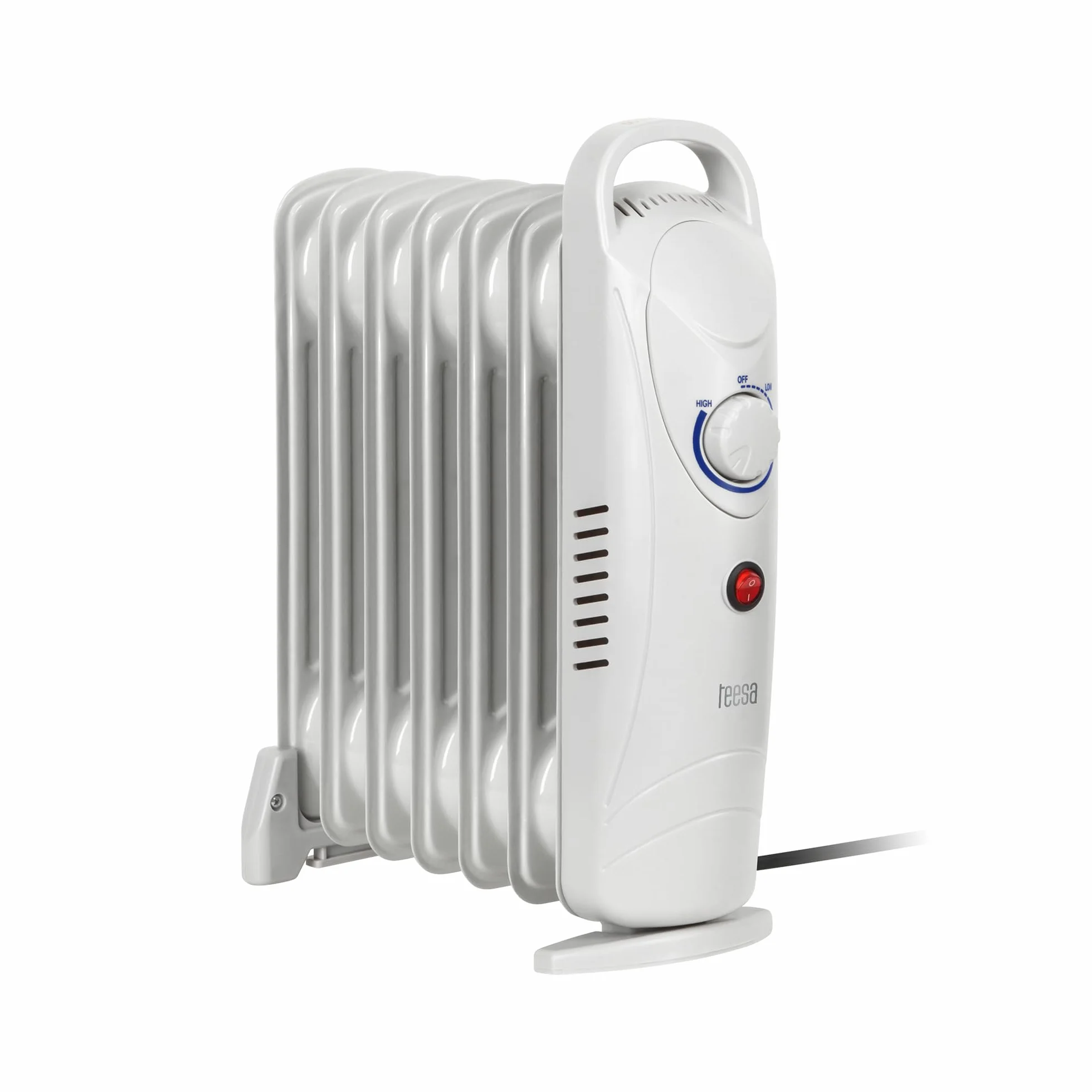 Teesa Elektryczny Grzejnik Olejowy TSA8035 800W 7 Żeberek Termostat
