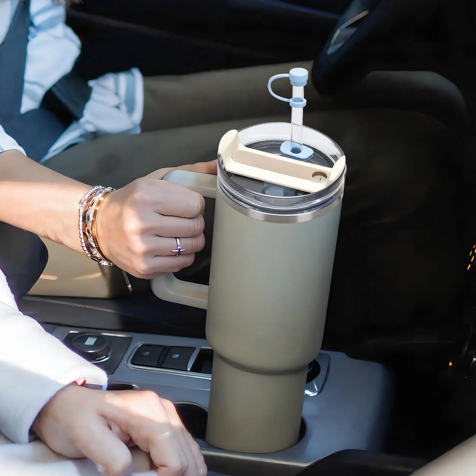 Stanley Tumbler H2.0 silikonowe zatyczki zestaw 3 sztuk wielokrotnego użytku