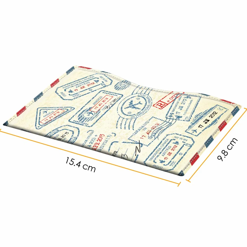 FINTIE Etui na paszport/kartę szczepień - Ultra cienkie, premium etui ze sztucznej skóry, etui na paszport, etui na dokumenty z blokadą RFID,, 14*10.5*1 cm