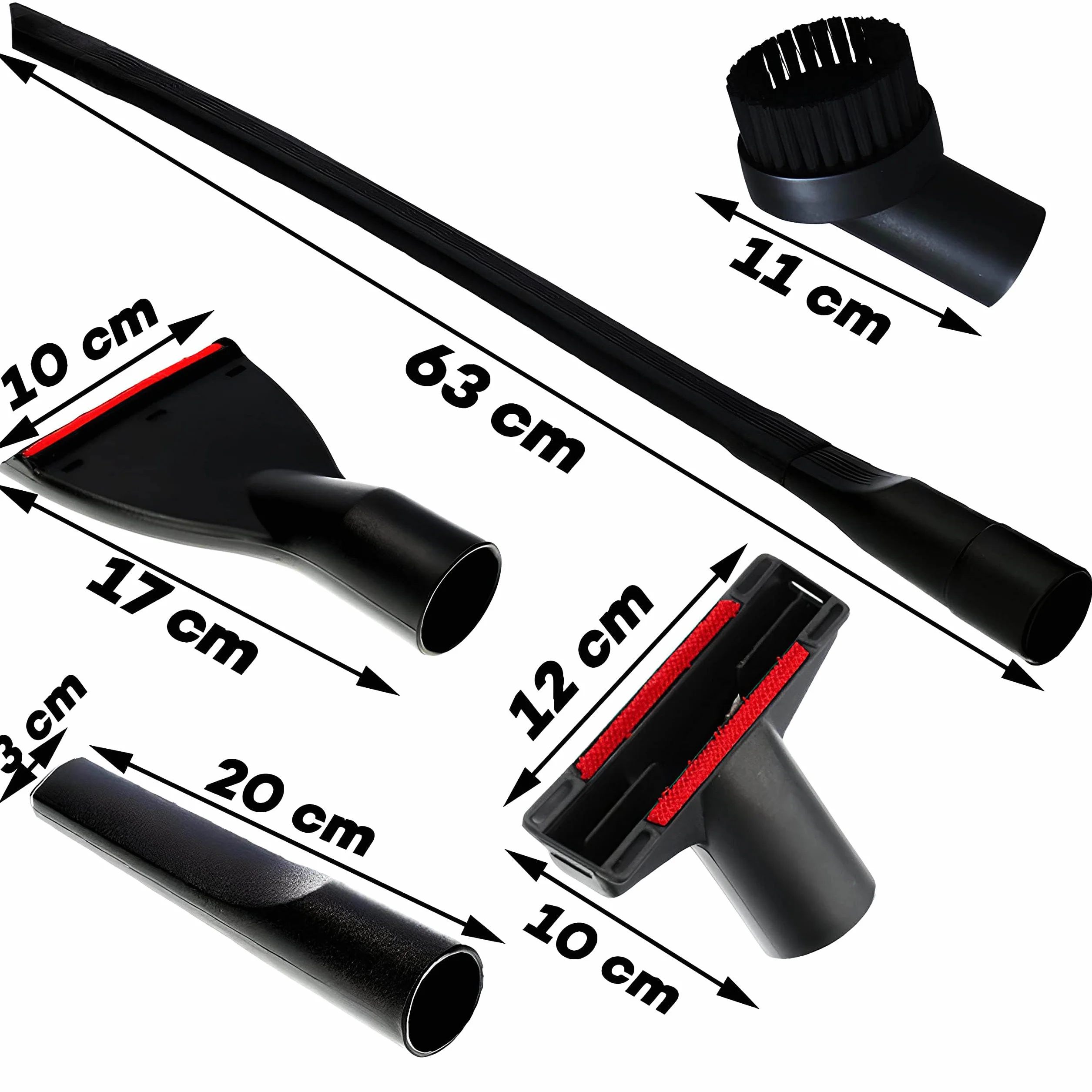 Retoo Zestaw nasadek do odkurzacza 32 mm kompatybilny z Miele Kärcher Siemens Samsung AEG Bosch Panasonic Philips
