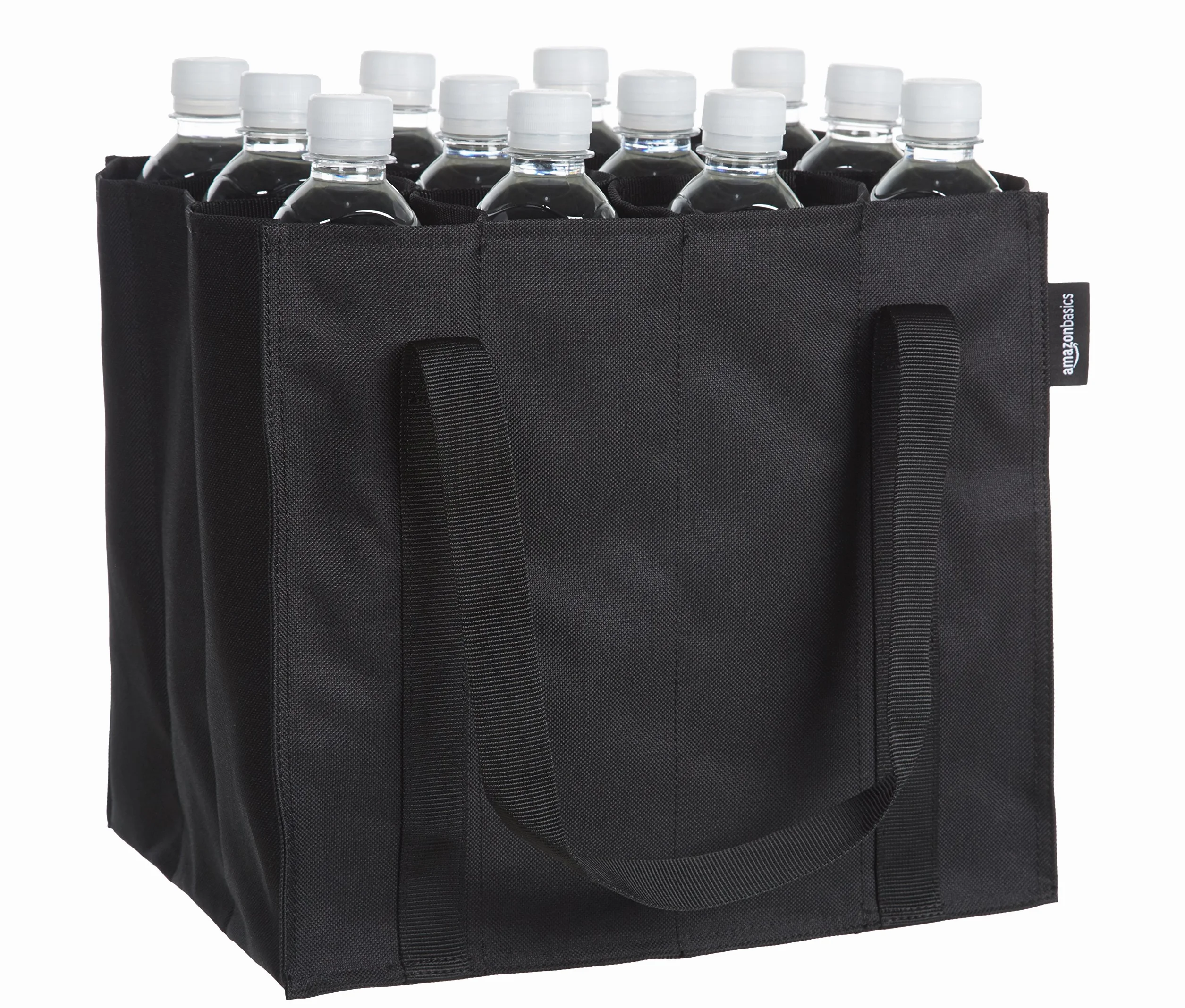 Amazon Basics torba na butelki 12 przegródek 0,75 l czarna