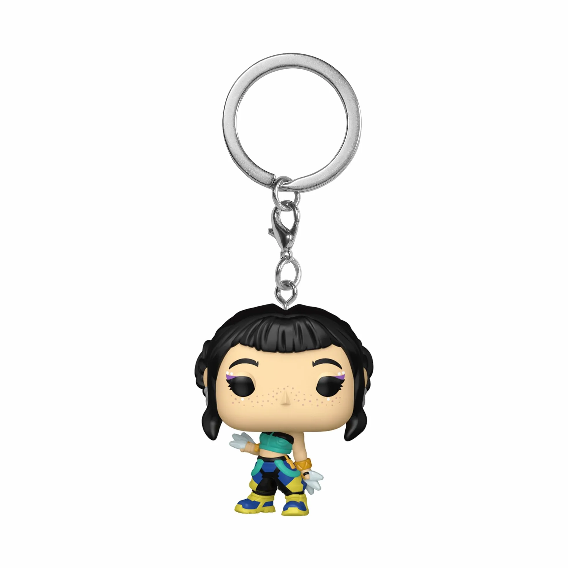 Funko Pop! Brelok : KPop! Demon Hunters - Zoey - Mini kolekcjonerska figurka winylowa nowość brelok do kluczy - wypełniacze do skarpet - pomysł na prezent, oficjalny towar - Anime Fans