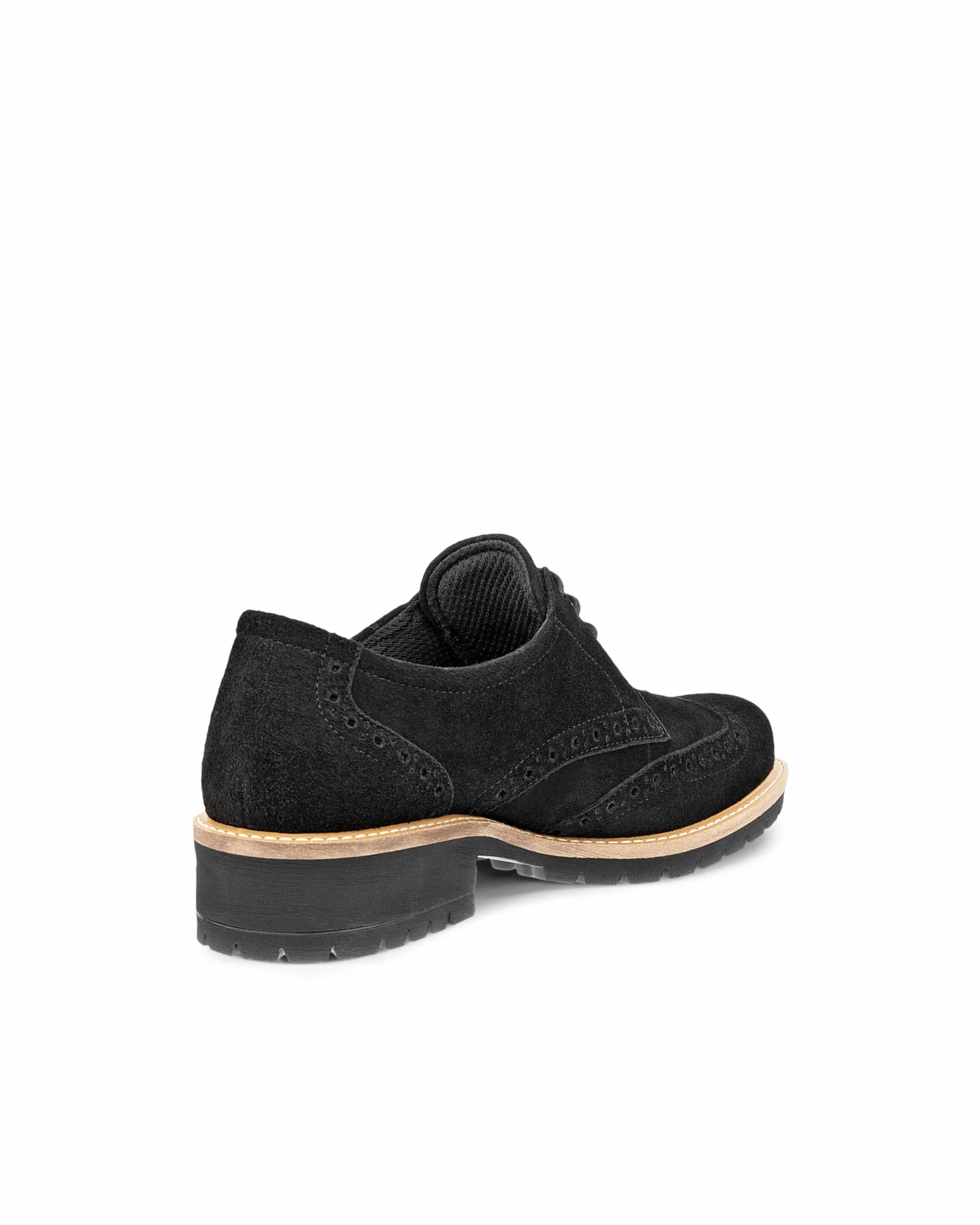 ECCO Elaina Oxford Flat damskie, Czarny, 37 EU