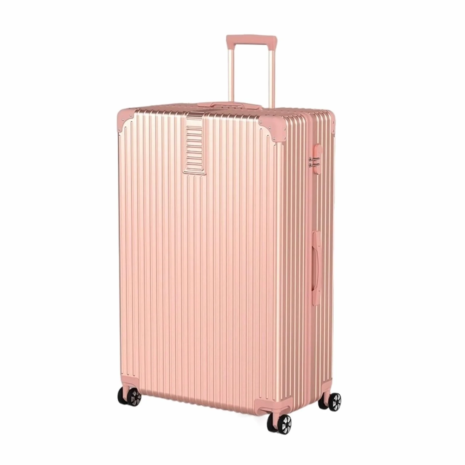 walizka podróżna Walizka retro o dużej pojemności uniwersalna walizka na kółkach skrzynka na hasło bardzo duża walizka walizka antykolizyjna (Color : C, Size : 40-inch)