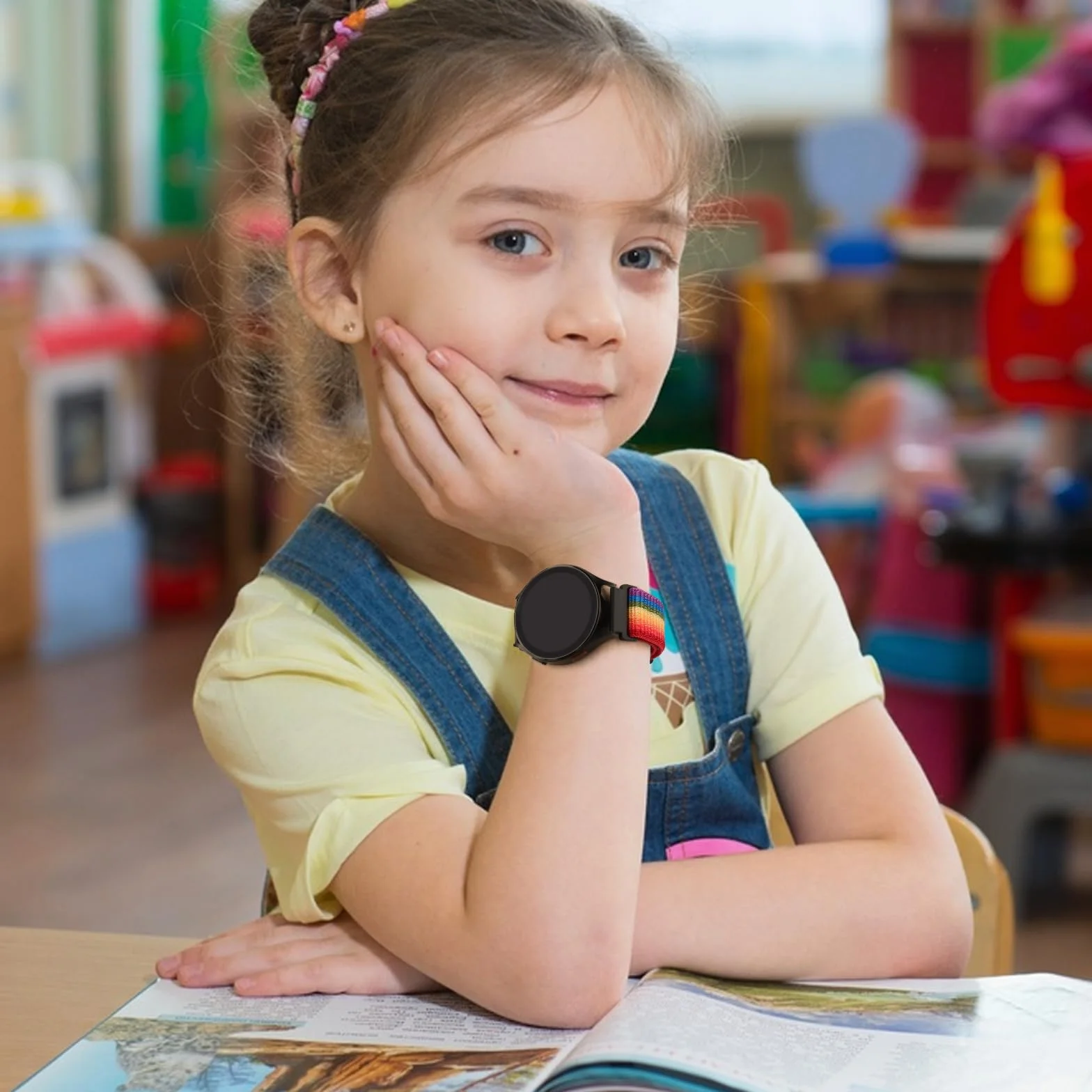 Vancle Bransoletka do smartwatcha 20 mm nylonowy pasek zastępczy sportowy dla dzieci