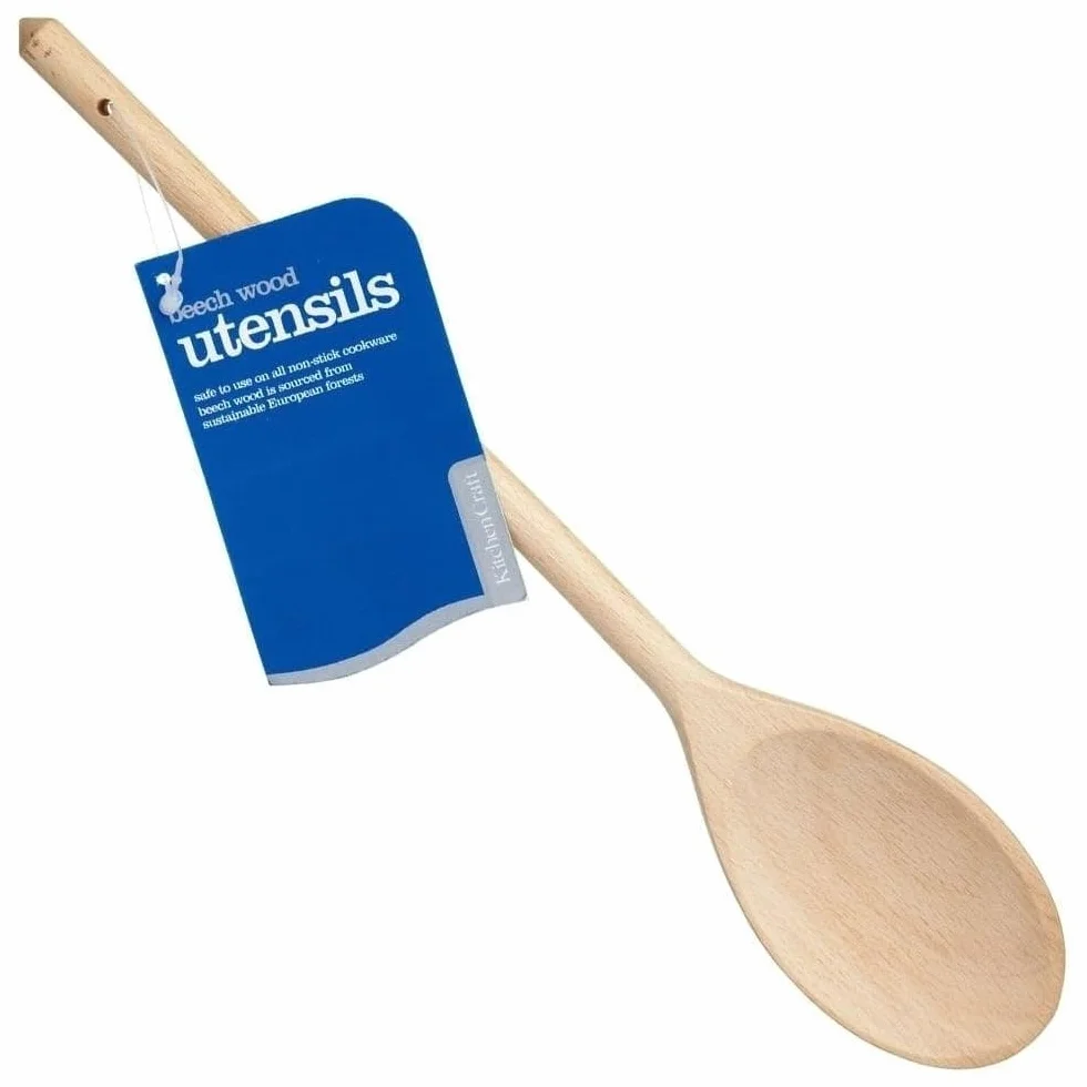 KitchenCraft Łyżka drewniana bukowa 30 cm