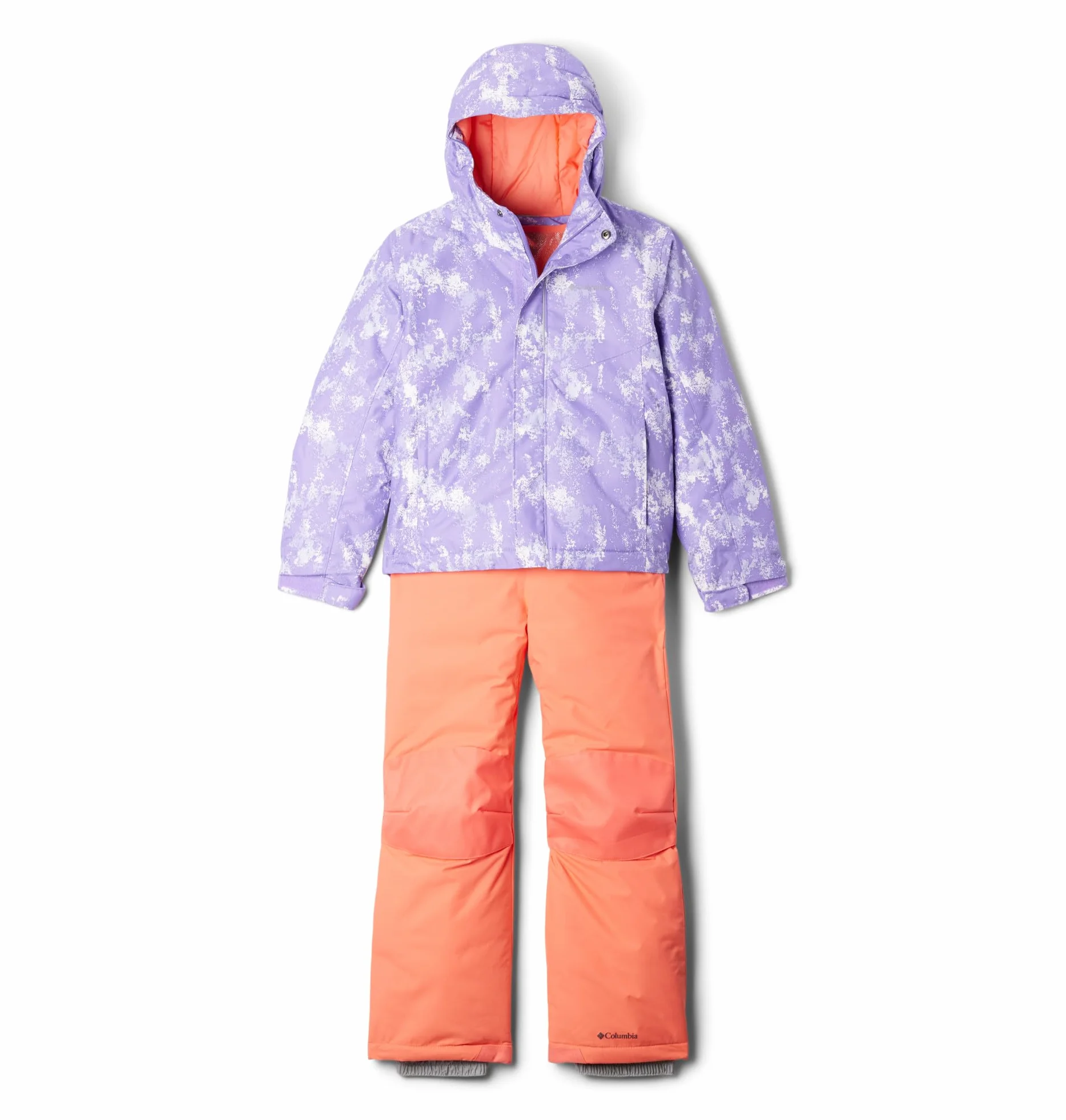 Columbia Maluch Unisex Buga 2 zestaw, Paisley Purple Timberwild/Hot Coral, 4T