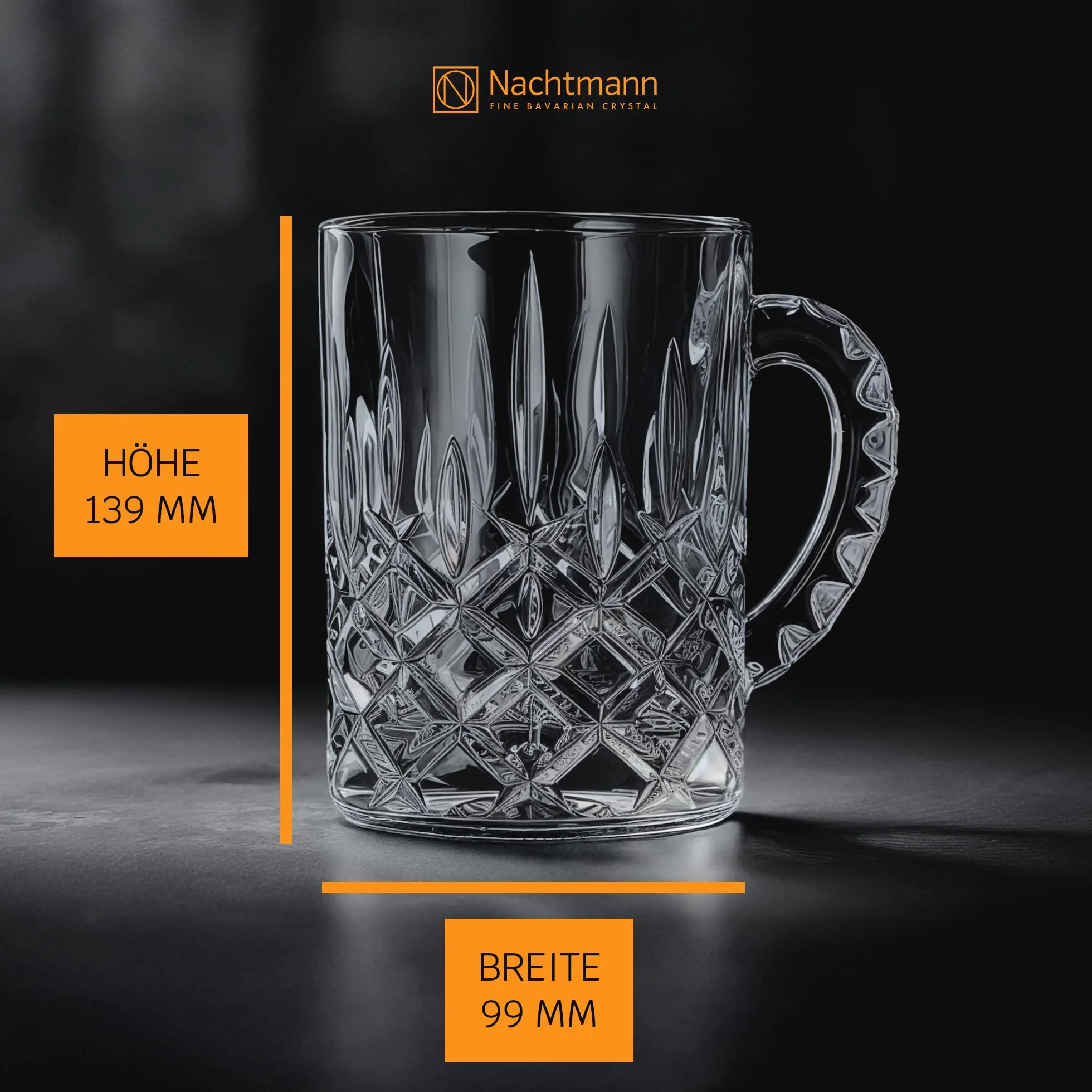 Spiegelau & Nachtmann Noblesse Kufel do Piwa 600 ml Szkło Przezroczysty