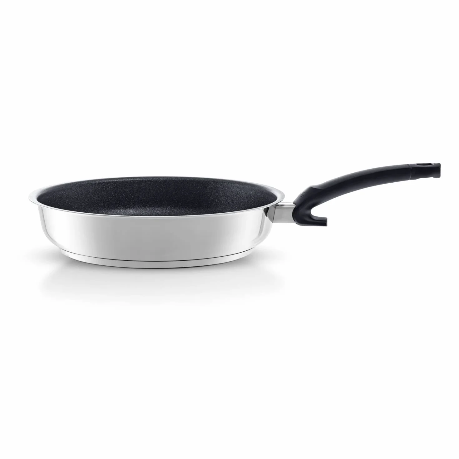 Fissler Adamant Premium Patelnia Ceramiczna 24 cm Stal Nierdzewna Srebrny/Czarny