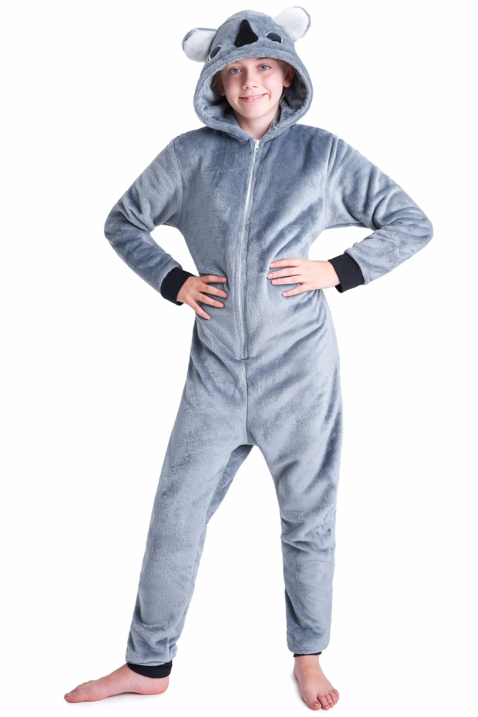 CityComfort Onesie for Kids Super miękka piżama w zwierzątka Ciepły kombinezon dla dziewczynek i chłopców