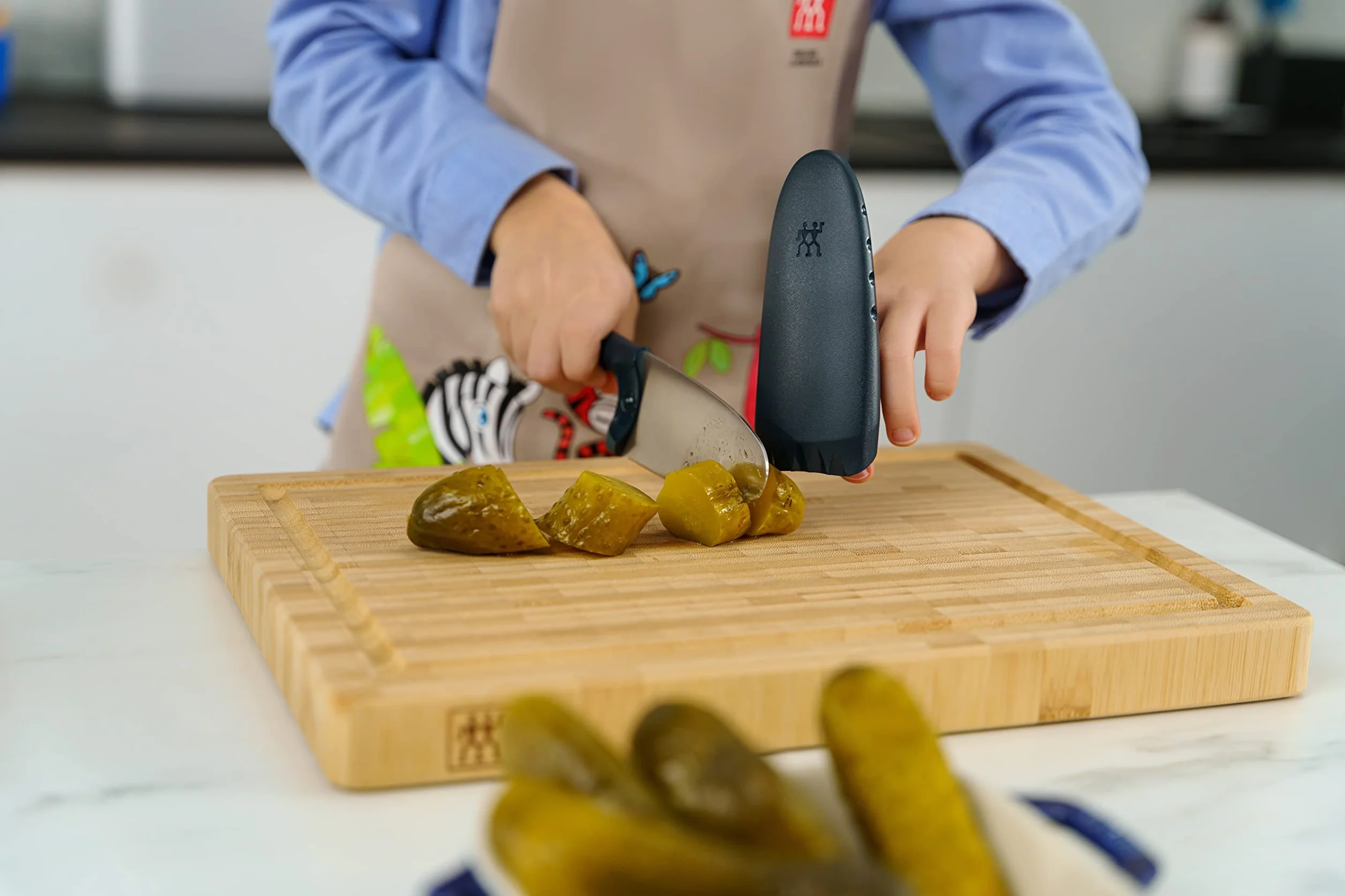 ZWILLING Twinny Kinderkochmesser 10 cm Edelstahl Blau