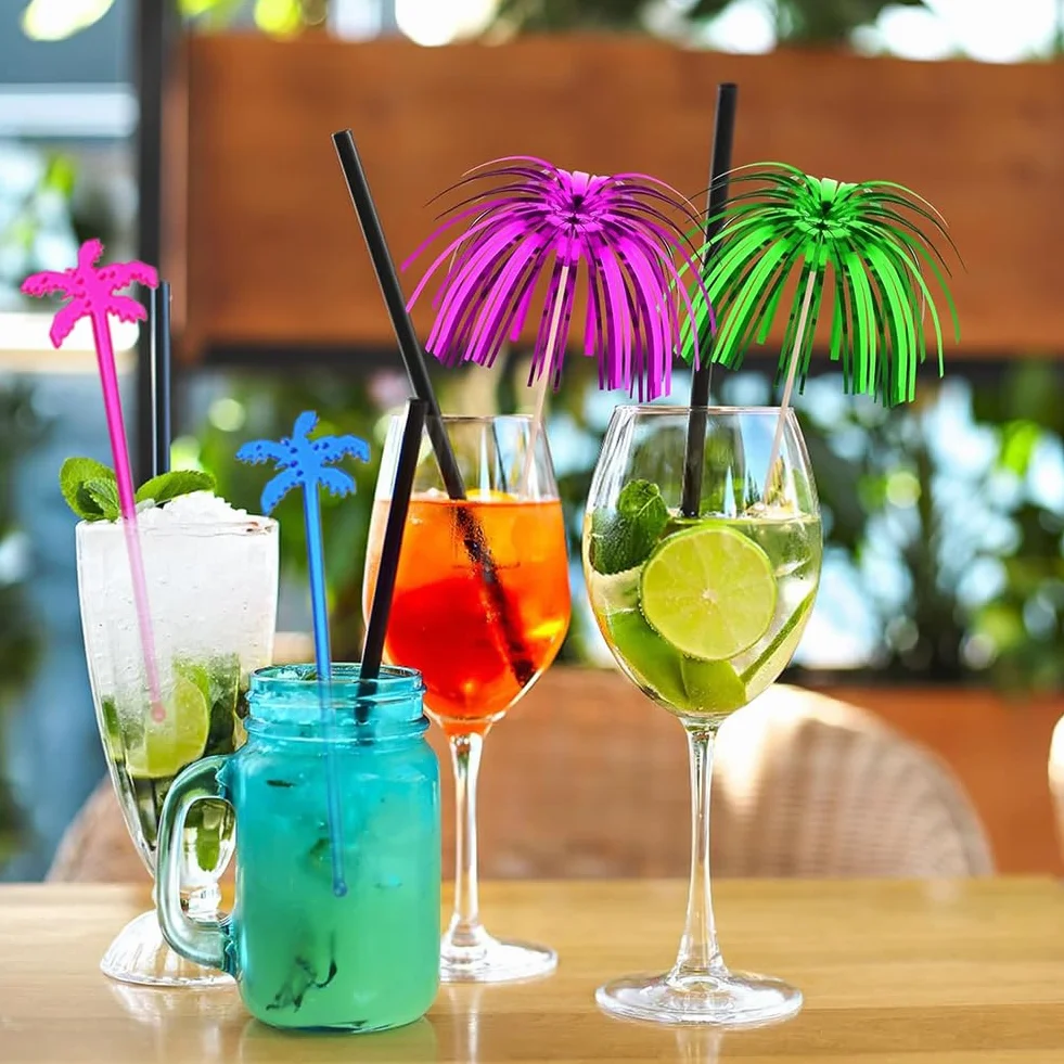 Dekoracje koktajlowe wielokrotnego użytku 80 sztuk kolorowe parasole papierowe na imprezę wesele bar