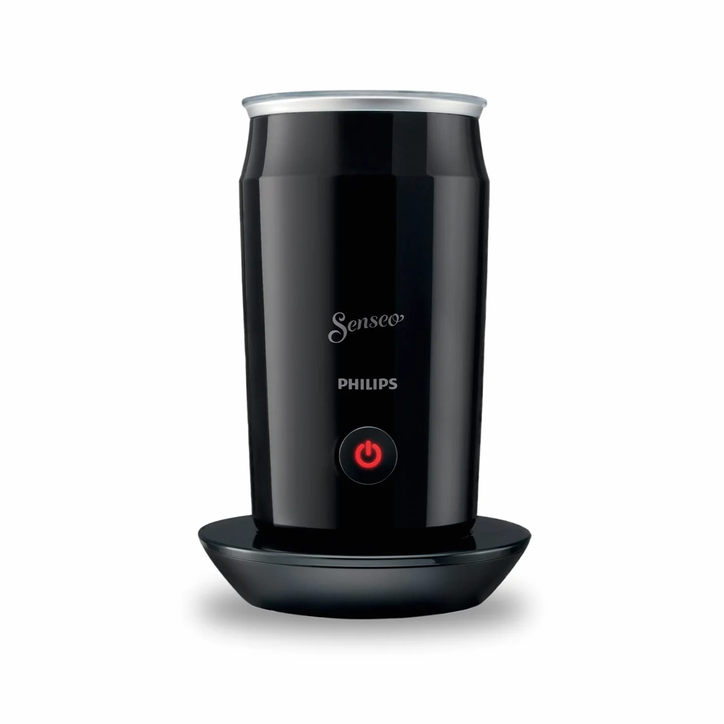 Philips Senseo Spieniacz do mleka gorącego i zimnego, Na 2 cappucino, Nieprzywierająca powłoka, Czarny (CA6500/60)
