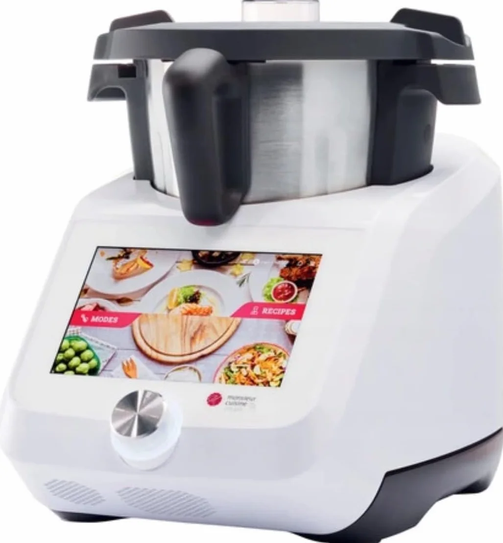 Silvercrest Monsieur Cuisine Smart Model 2022 Biały Food Processor 8 cali 1000 W 10 Prędkości Wi-Fi Google Assistant