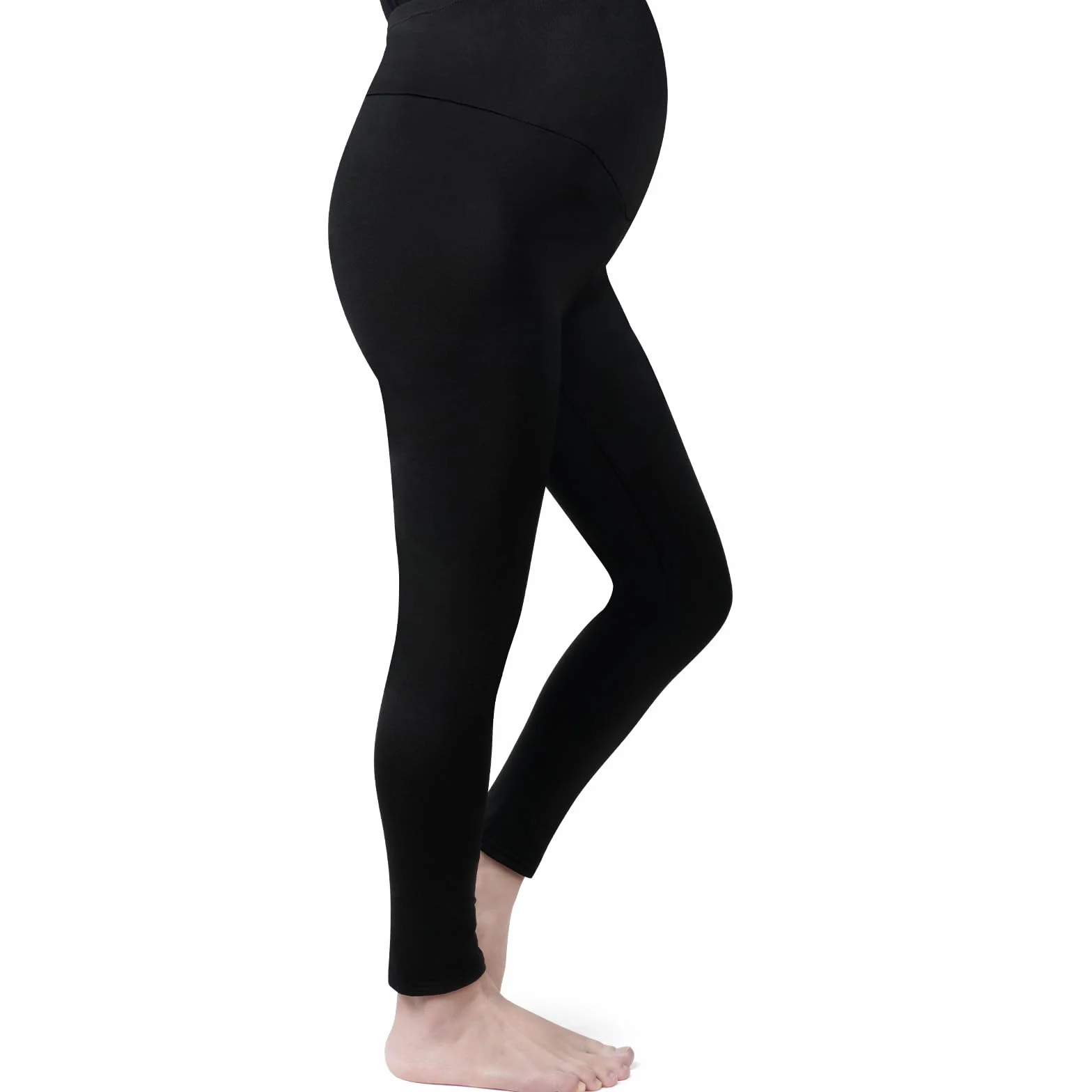 Aomig Damskie legginsy ciążowe, rozciągliwe regulowane spodnie ciążowe, wysoki stan miękkie wsparcie brzucha legginsy ciążowe, elastyczna talia pełna długość przycięte spodnie kobiety w ciąży piżama