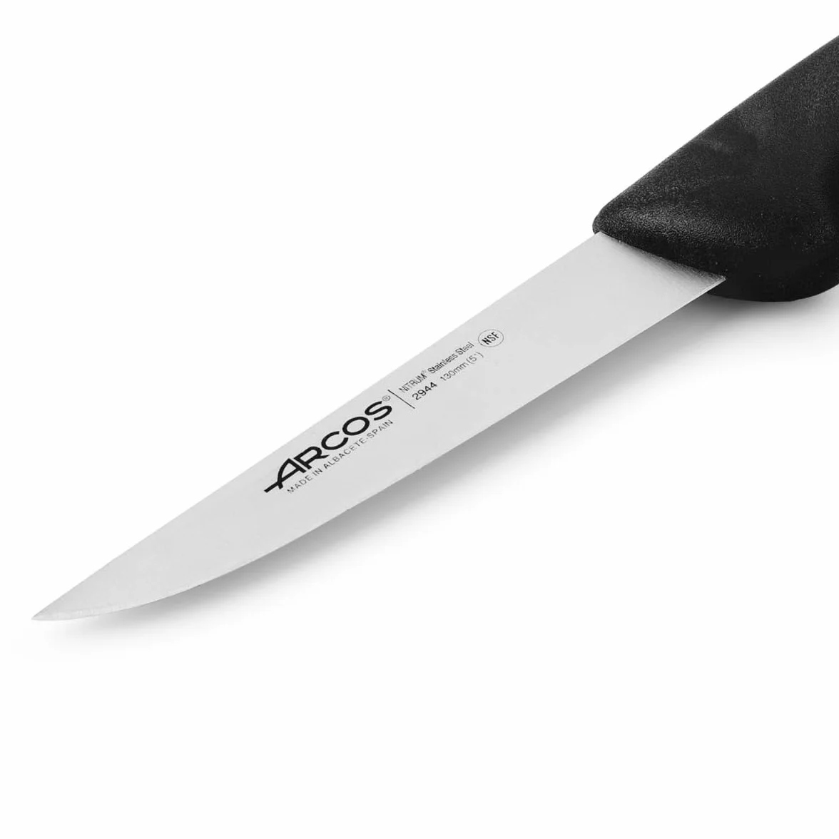 Arcos Nóż do trybowania 130 cm stal nierdzewna Nitrum ostrze 130 mm profesjonalny nóż rzeźniczy seria 2900