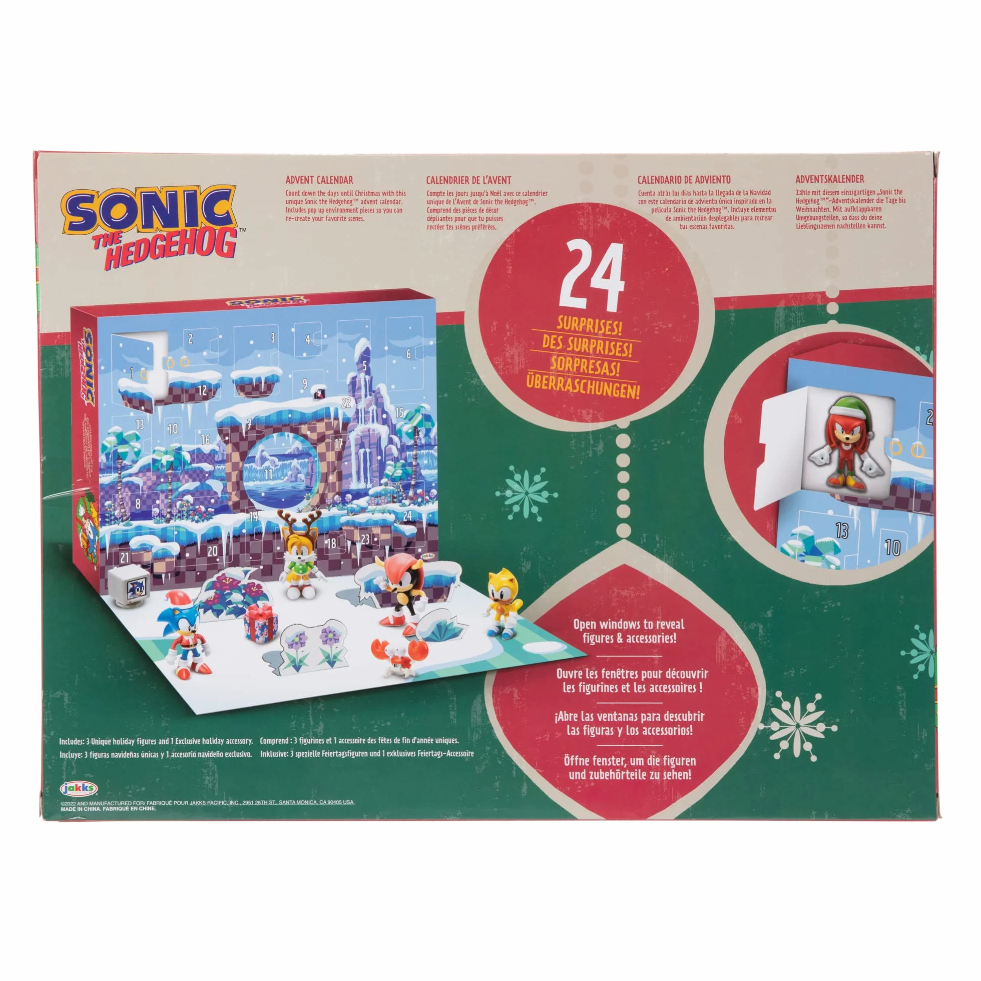 Sonic The Hedgehog 414454 Figurki akcji kalendarz adwentowy