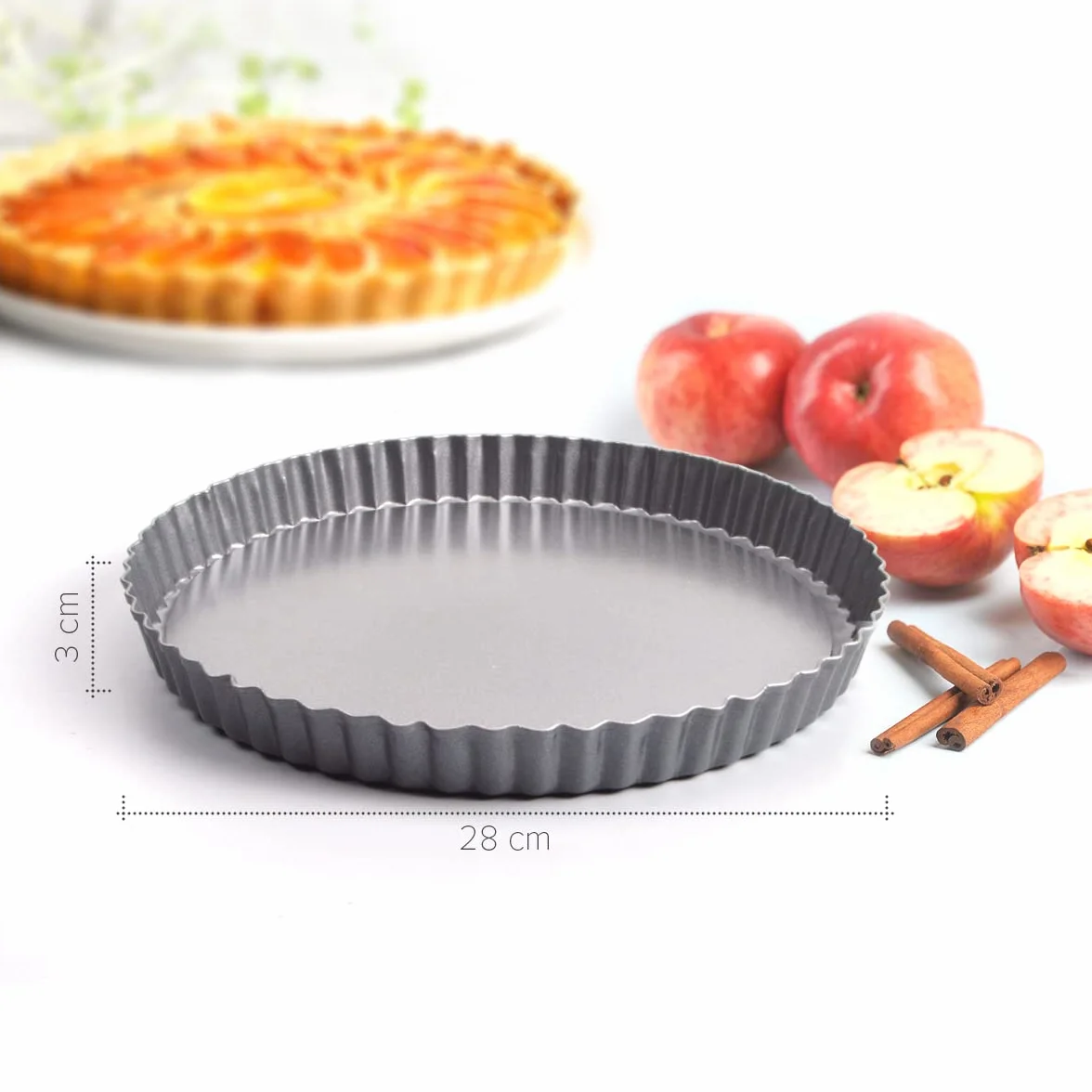 Joejis forma do quiche 28 cm nieprzywierająca z luźną podstawą