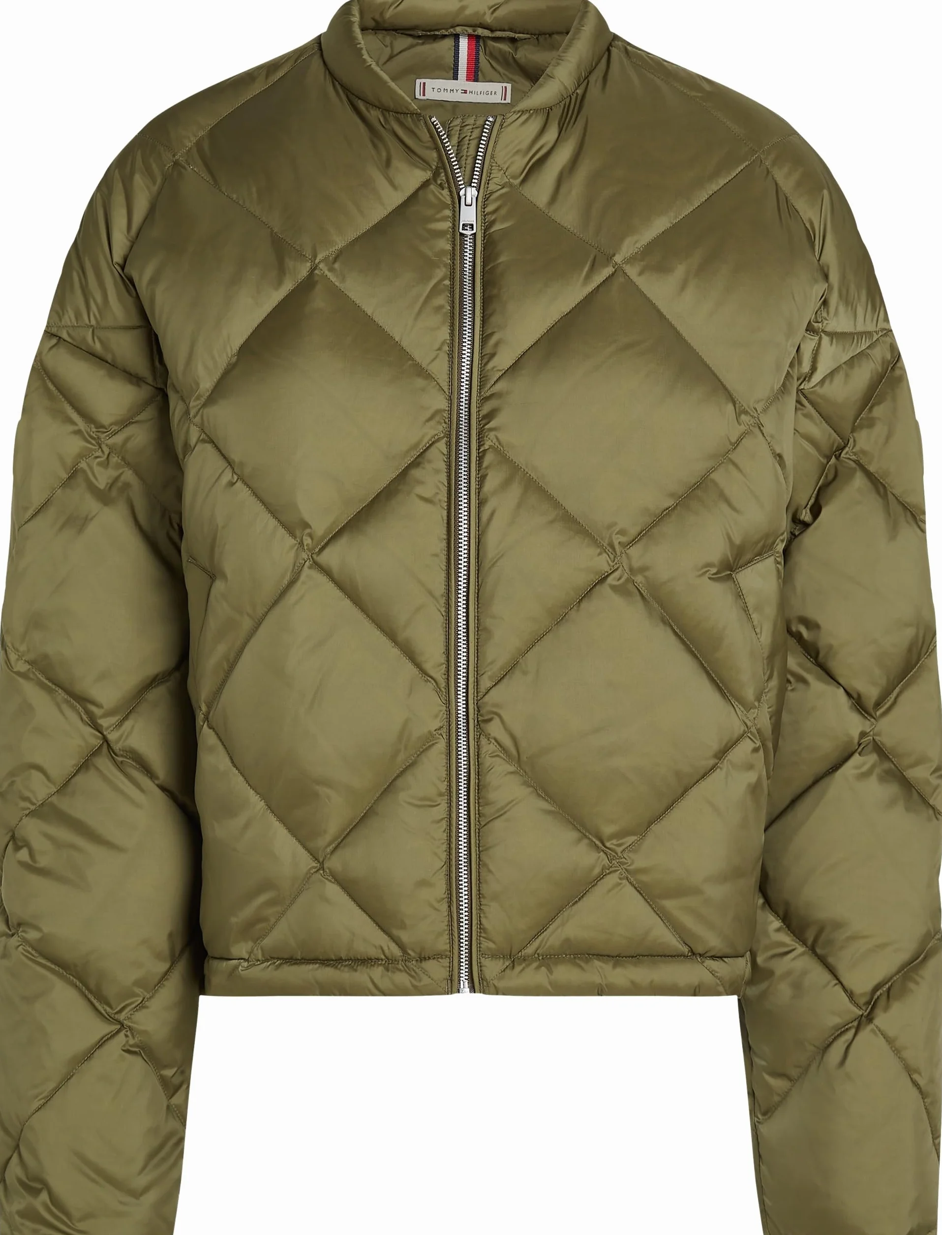 Tommy Hilfiger Chinosy Kobiety Casualowa Pikowana Bomberka Puchowa Ww0ww44342