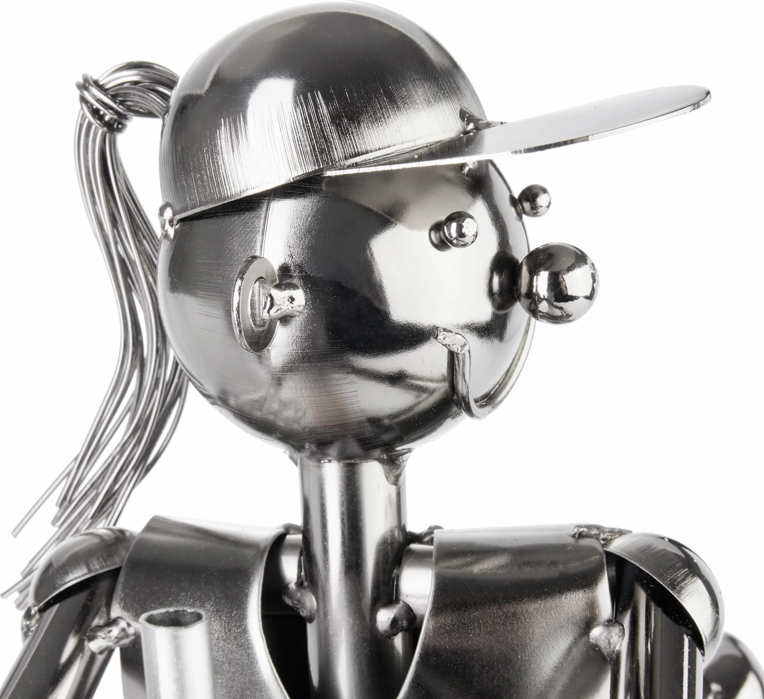 BRUBAKER metalowa rzeźba golfowa uchwyt na butelkę wina prezent dla fanów golfa