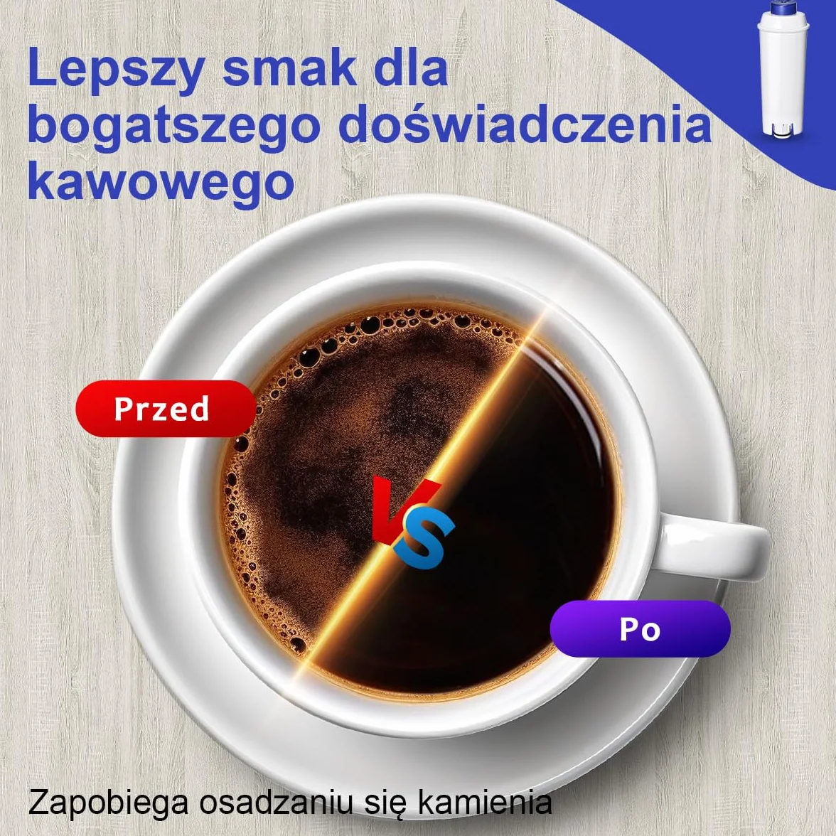 Ekspres do kawy Delonghi ECAM Dinamica Cappuccino Magnifica ETAM Autentica Esam filtr wody zamiennik