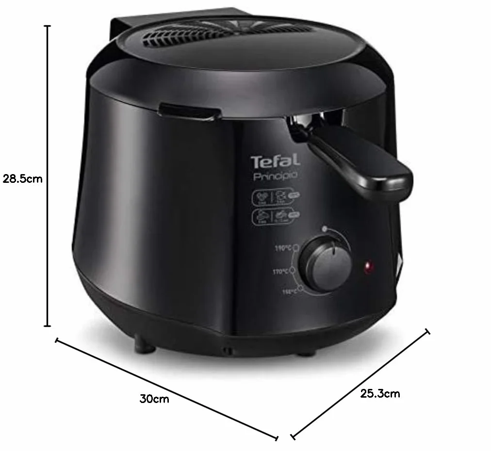 Tefal Principio, FF230831 Frytkownica, 1.2 l, Czarny
