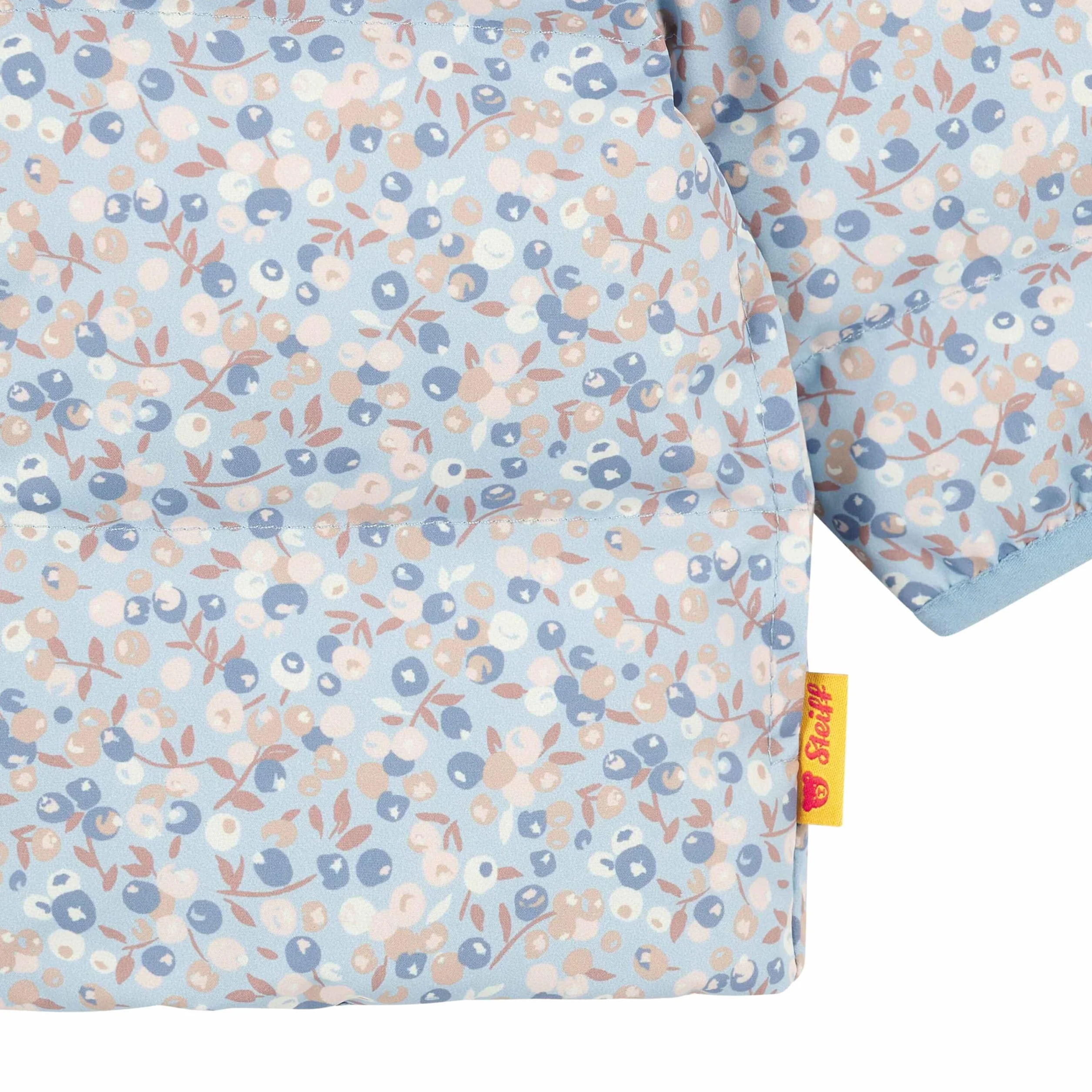 Steiff Kurtka EU rozmiar 80 kaszmirowa, kurtka outdoorowa, kurtka zimowa dla dzieci, ciepła i wygodna, można prać w pralce, Cashmere Blue, 80