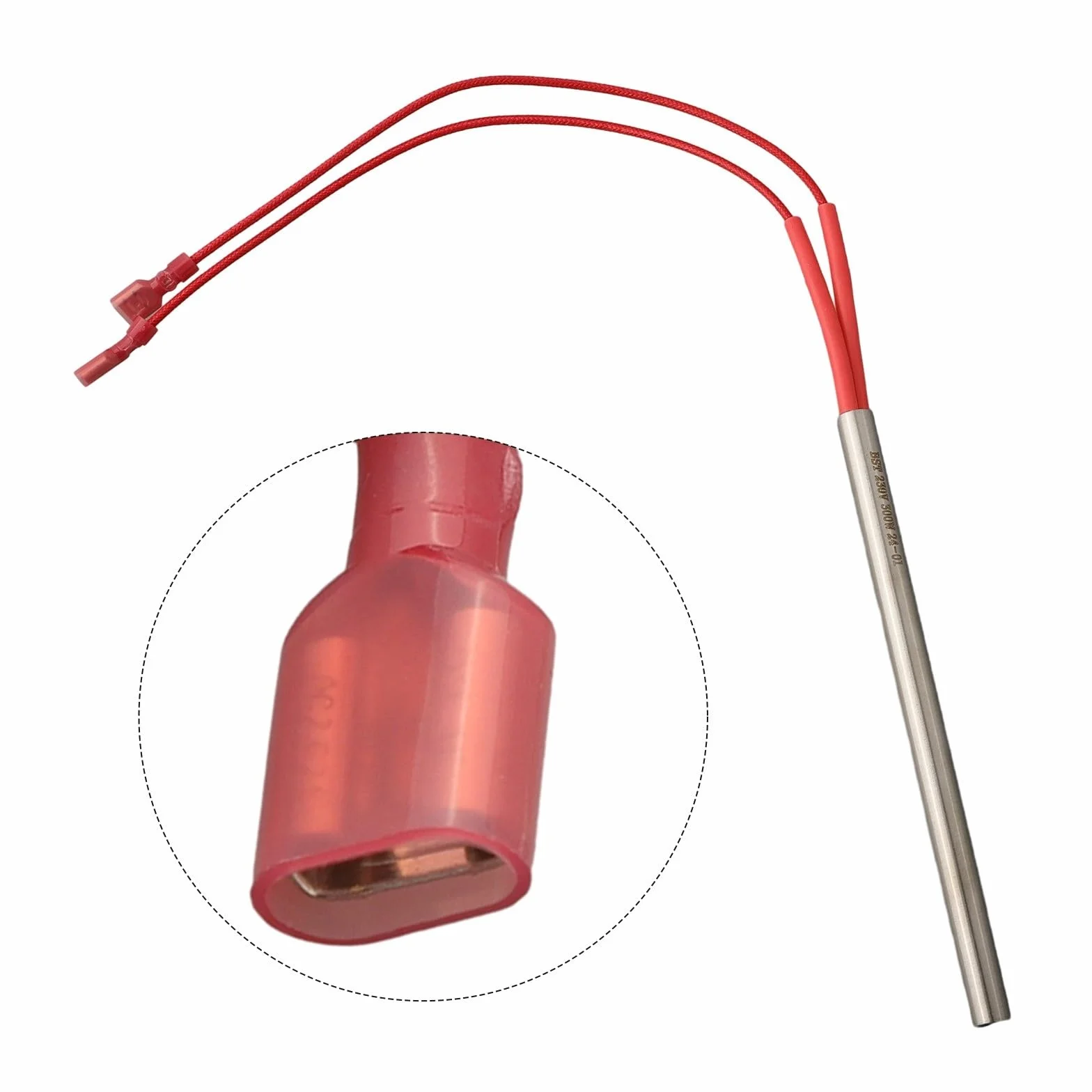 Zestaw zamienny zapalnika Hot Rod 230 V 300 W Element grzejny ze stali nierdzewnej do pieców Nemaxx P12 P9 P6