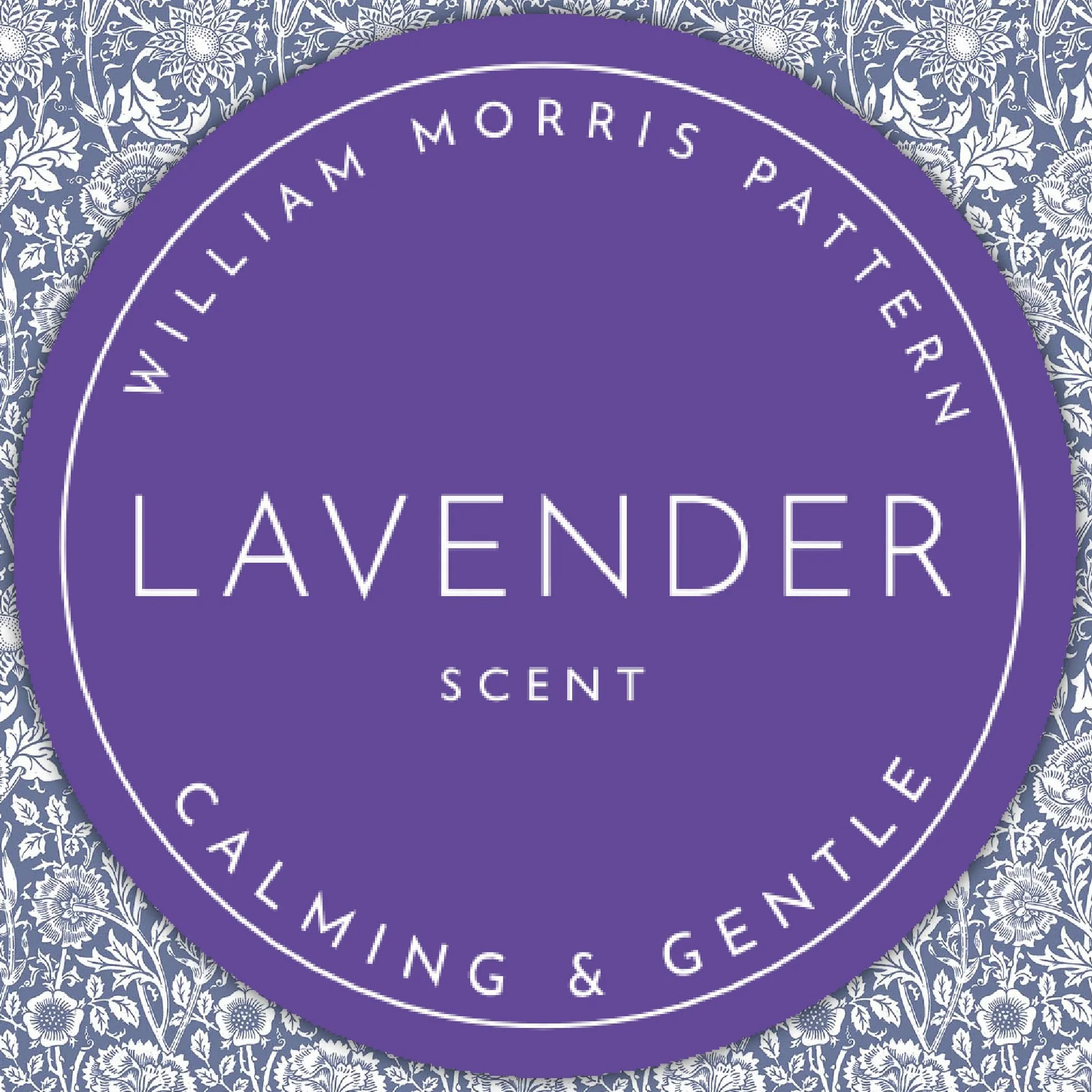 The Master Herbalist LAVENDER pachnące wkładki do szuflad w niebieskim wzornictwie Williama Morrisa, opakowanie 5 złożonych arkuszy, zawiera olejki eteryczne z lawendy, wyprodukowano w Wielkiej