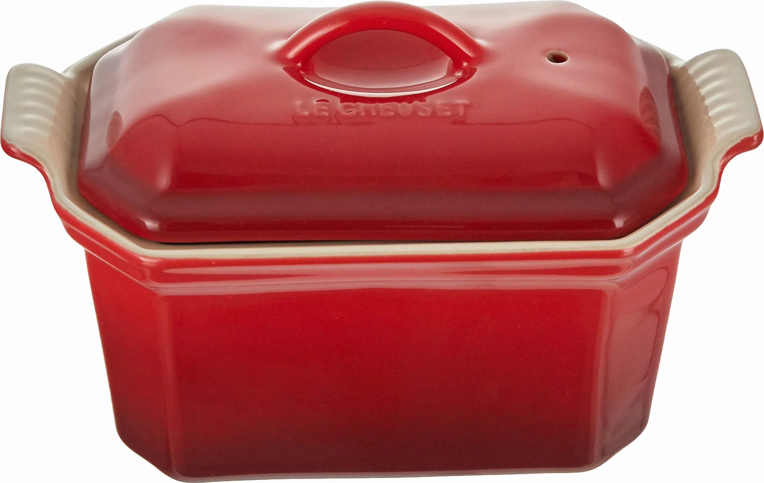 Le Creuset Kamionka Frais Gras Terrine z prasą i termometrem 0,6 l wiśnia
